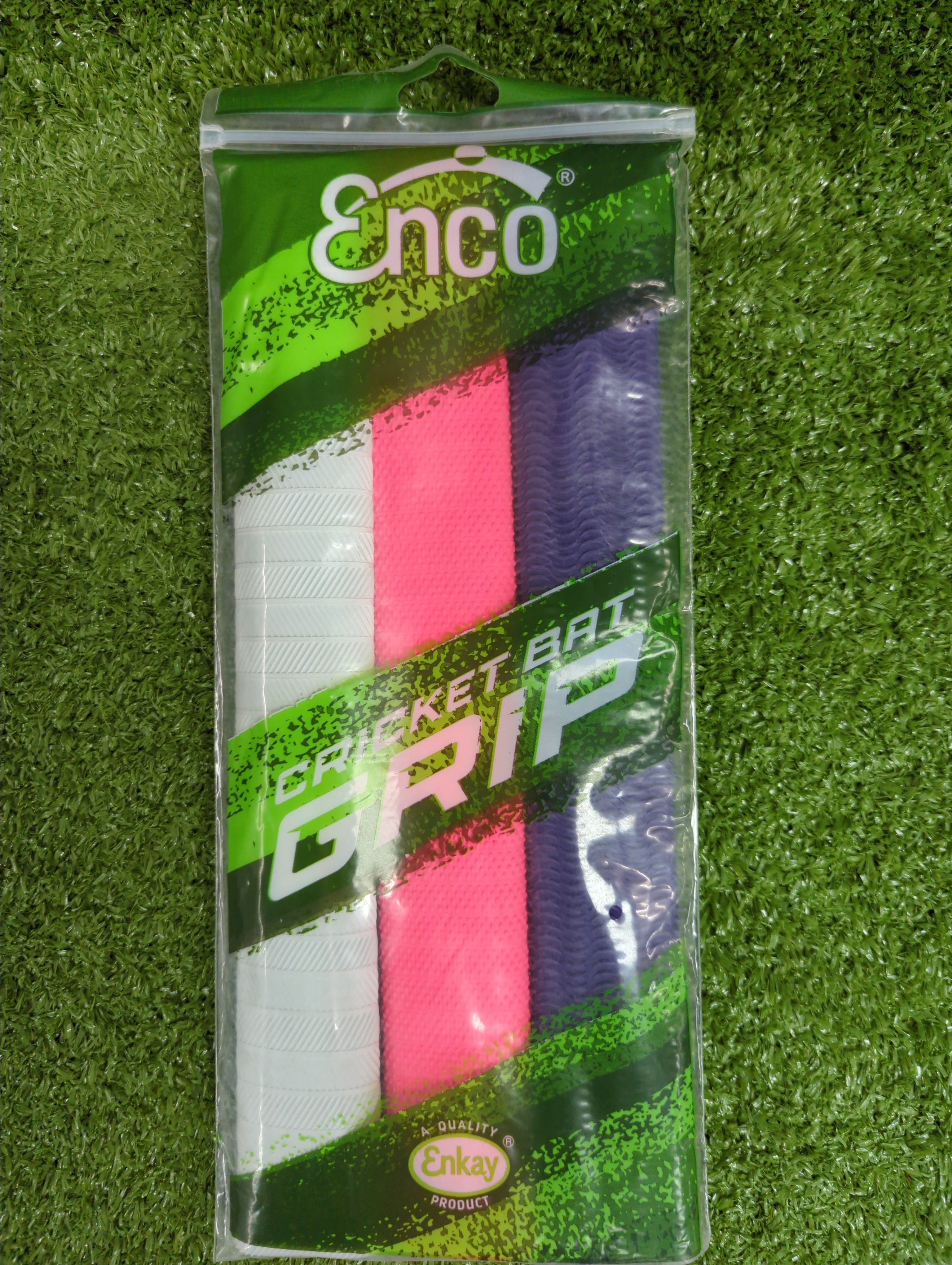 Enkay Nova 3 Different Colored Pack of 3 Cricket Grip