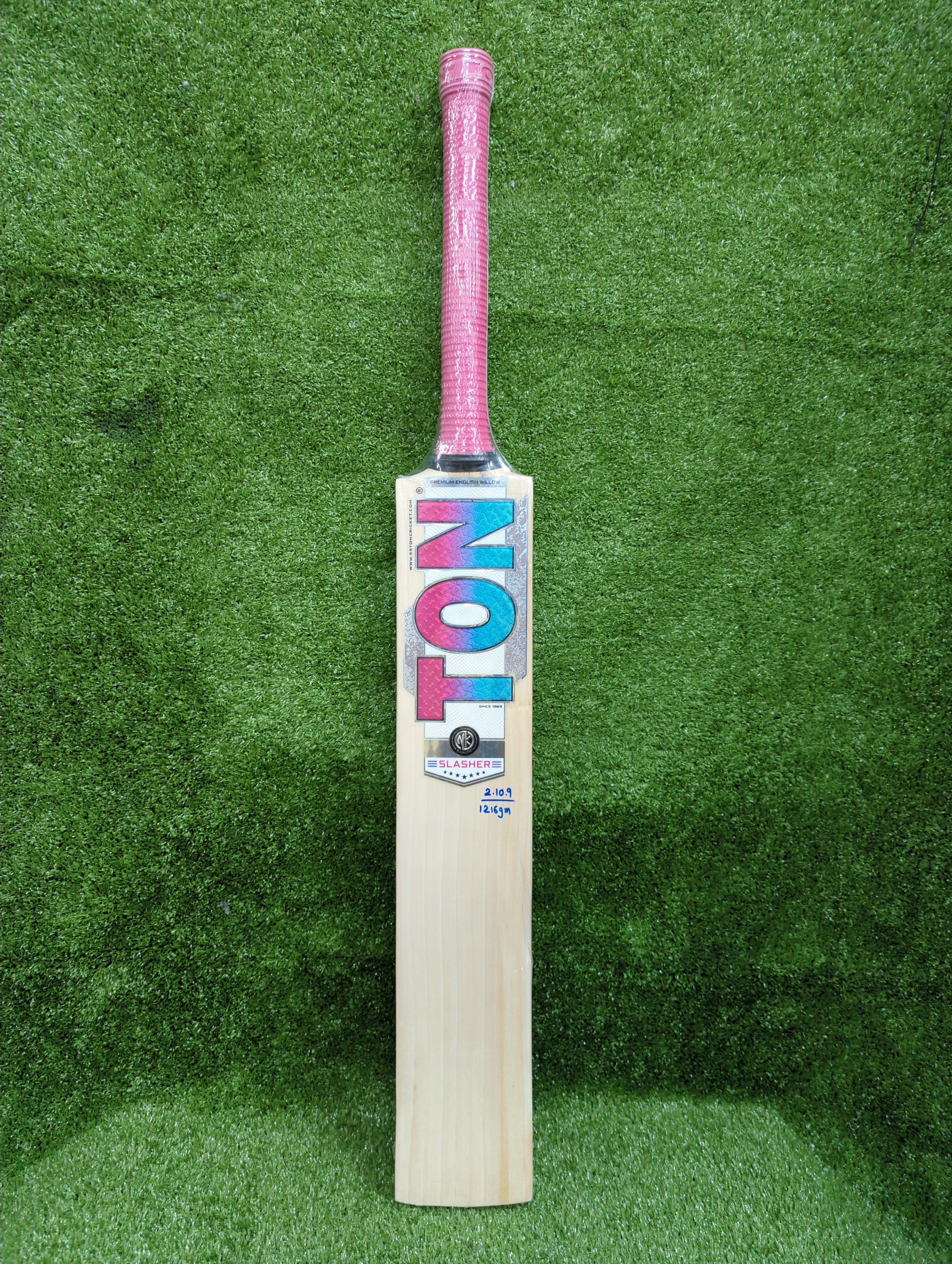 SS Ton Slasher English Willow Cricket Bat Short Handle SS