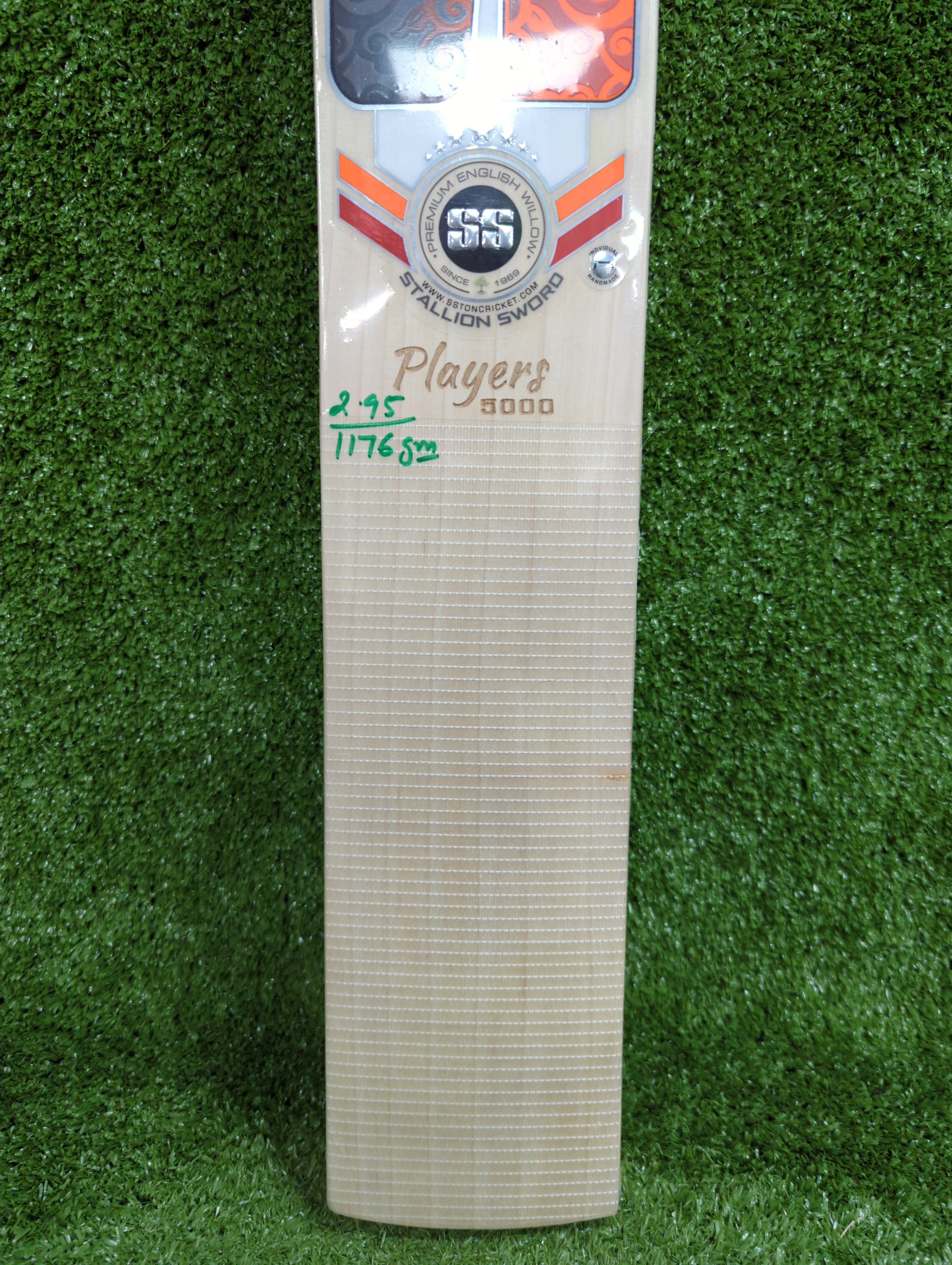 SS Players 5000 English Willow Cricket Bat (Ravindra Jadeja) Big Edge