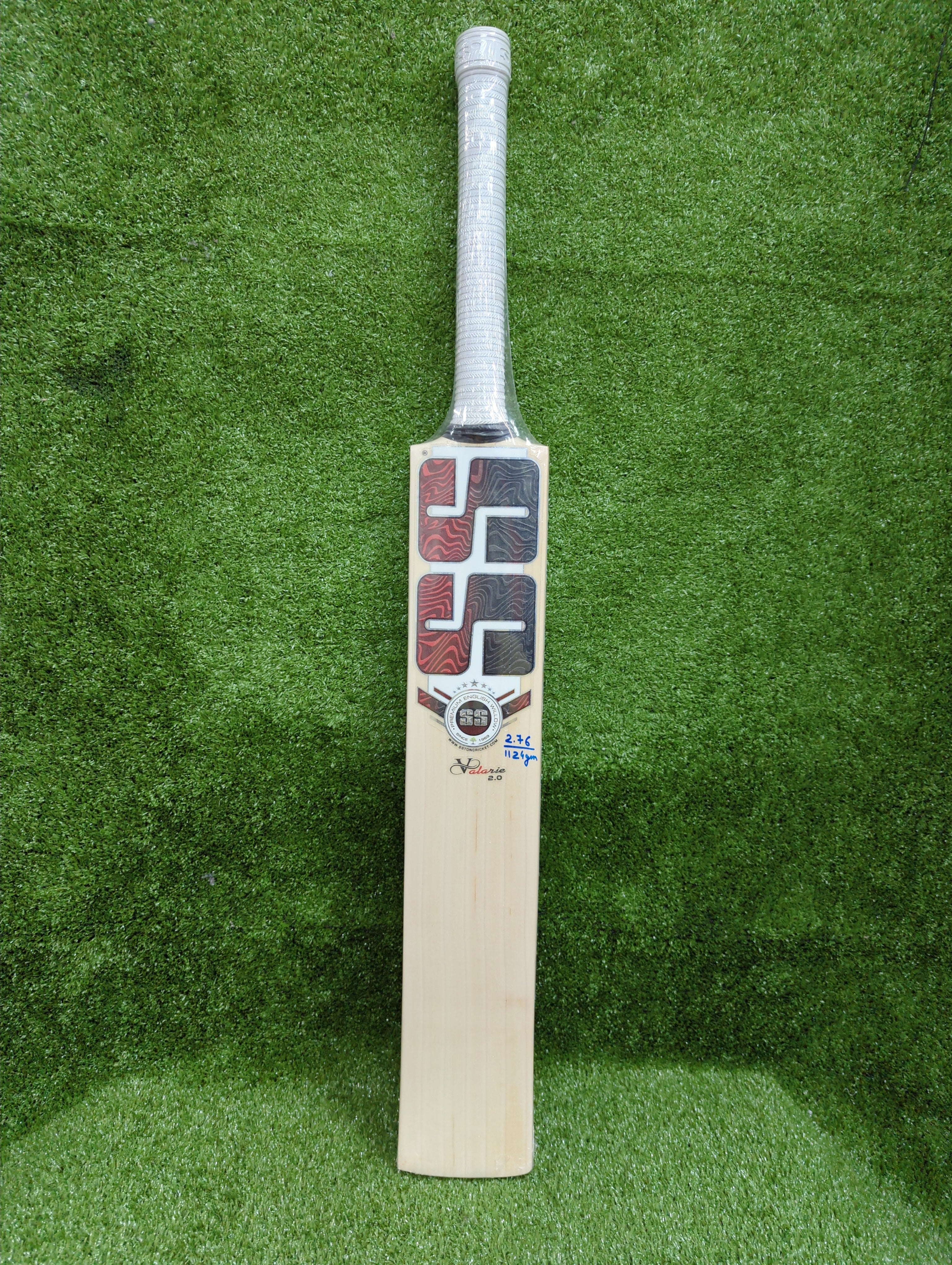 SS Valarie 2.0 English Willow Cricket Bat - Short Handle SS