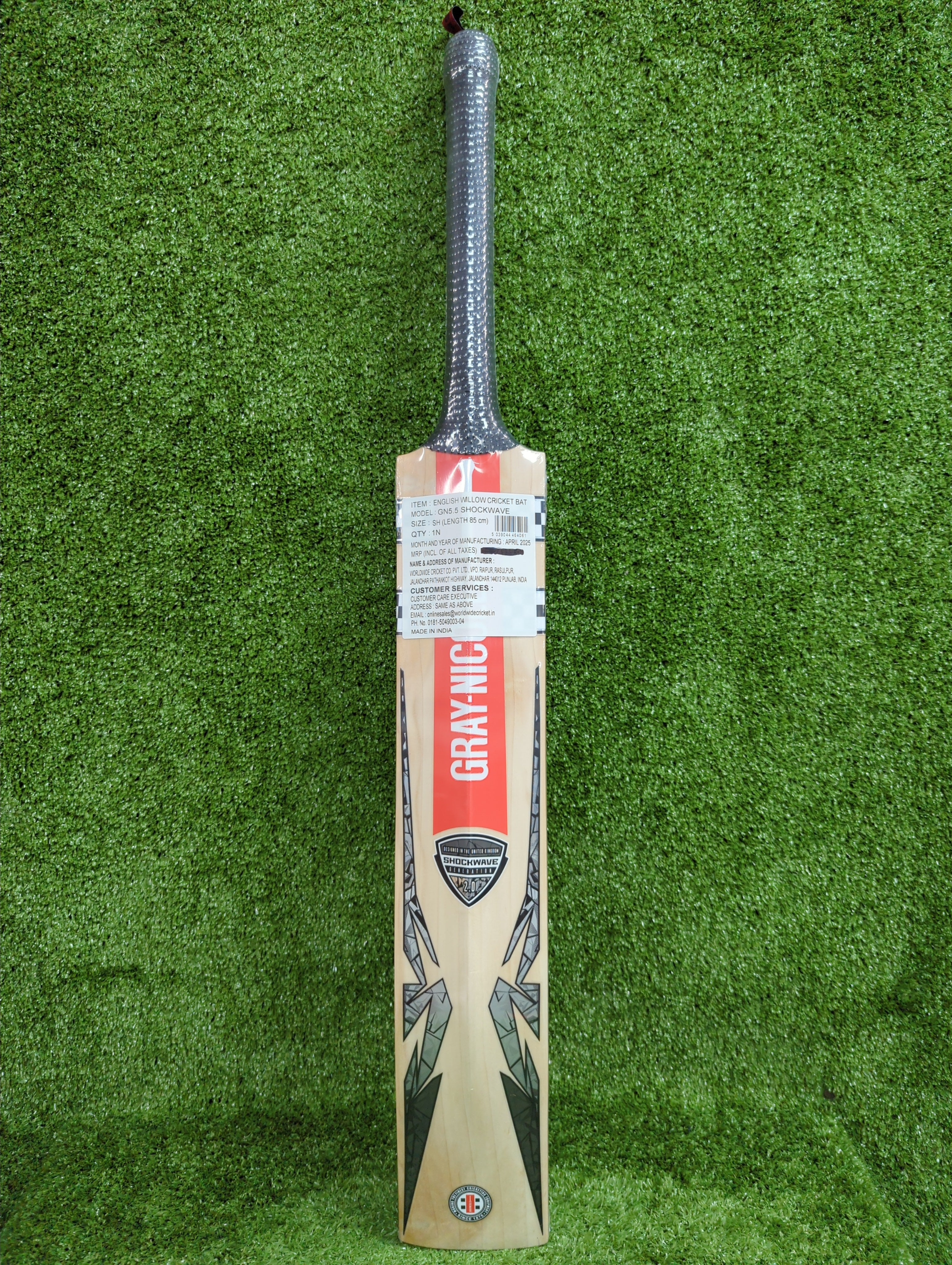Gray-Nicolls Shockwave 5.5 English Willow Cricket Bat