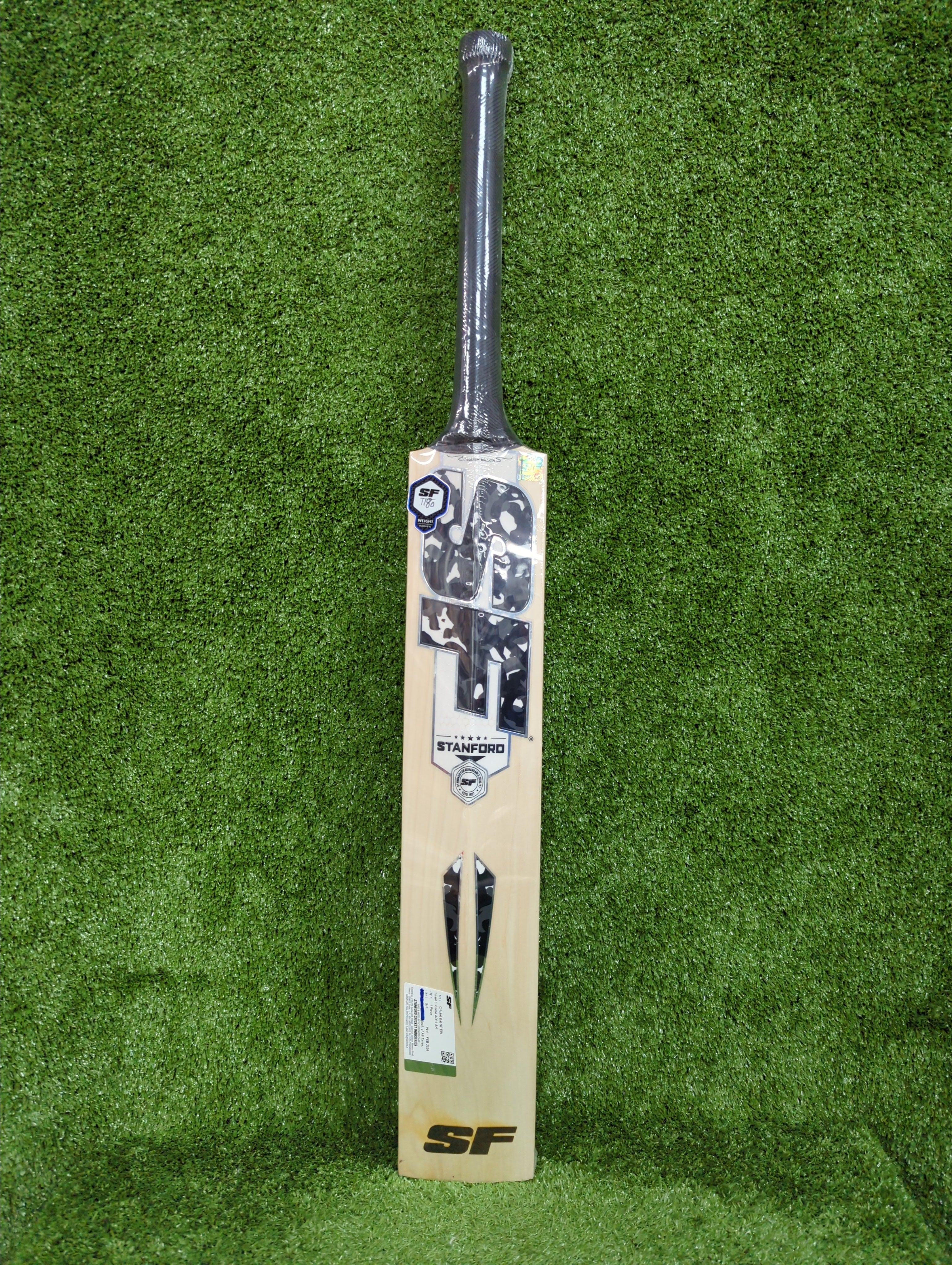 SF Camo ADI 1 English Willow Bat - packaging view - TopCricketStore
