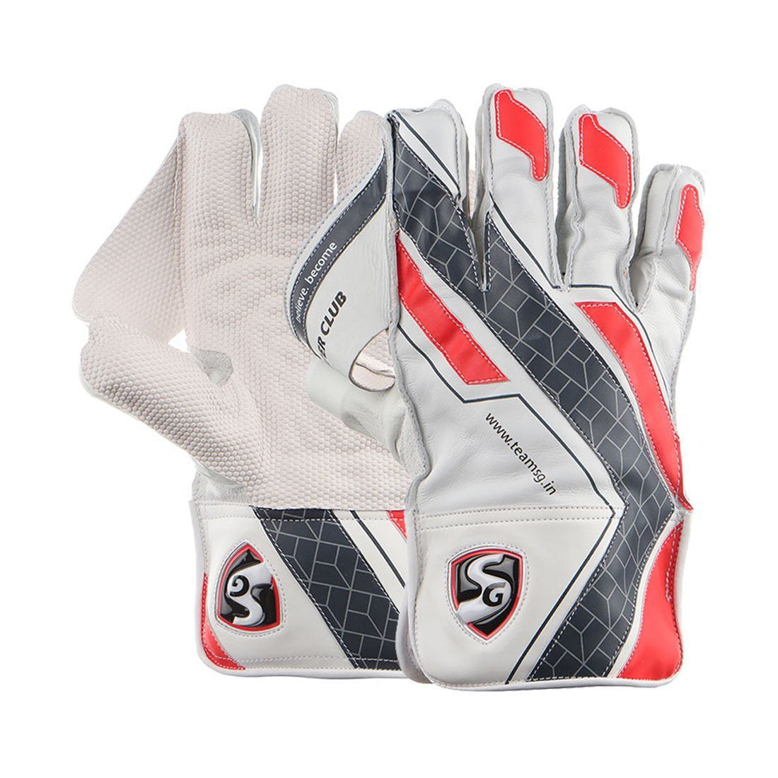 SG Super Club Junior/Youth Cricket Wicket Keeping Gloves
