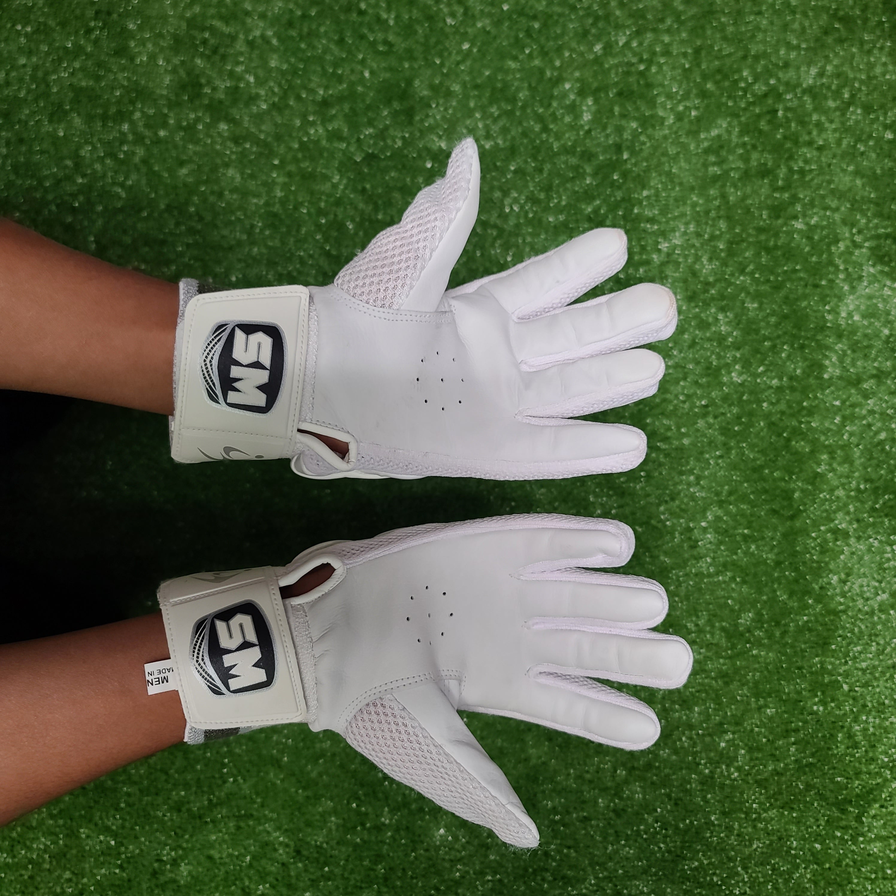 SM Tennis Ball Adult Cricket Batting Gloves (Ambidextrous)