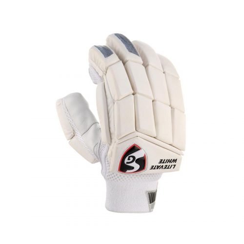 SG Litevate White Junior / Youth Cricket Gloves