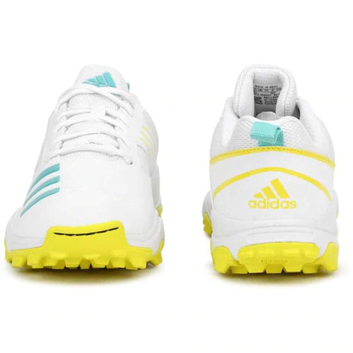 Adidas Crihase Yellow/ Turqoise Cricket Shoes