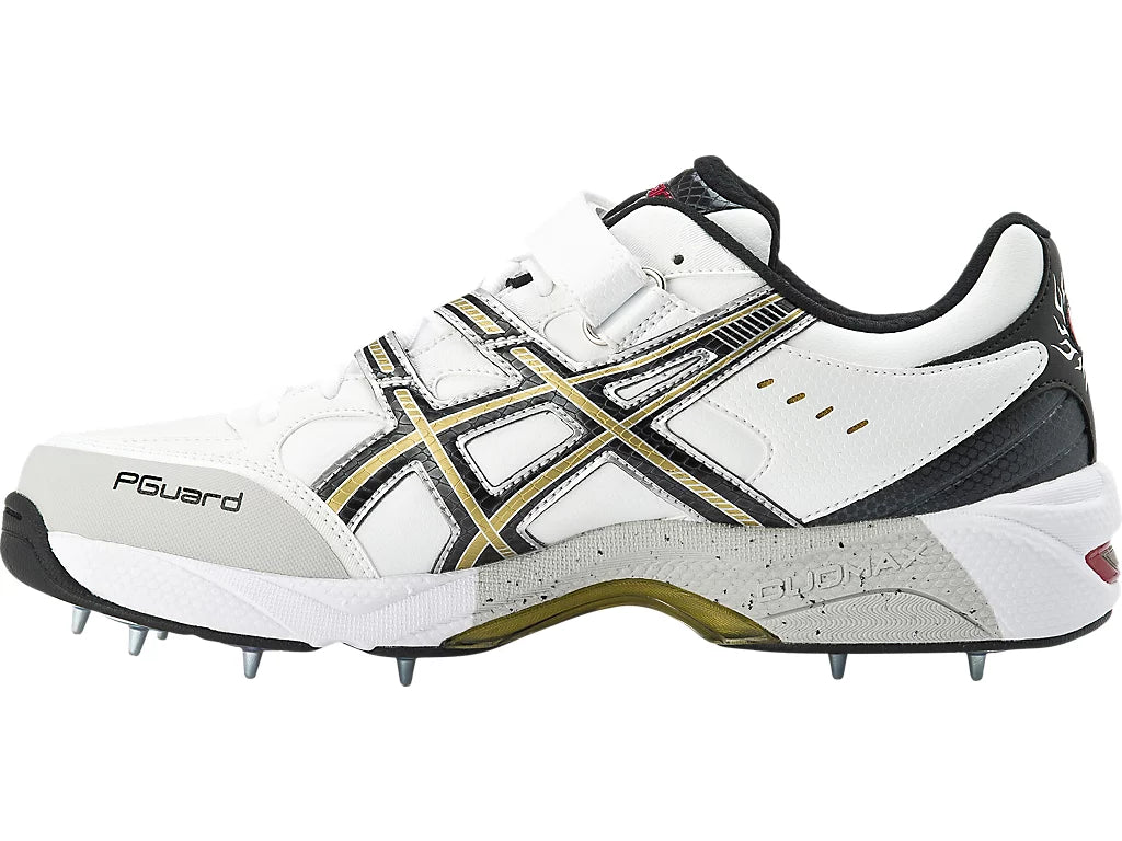 Asics Gel - Speed Menace Cricket Metal Spike Shoes-4(White/Black/Gold-Top_Cricket_Store