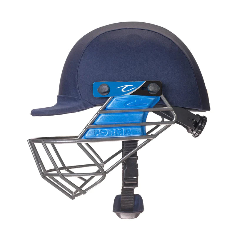 FORMA PRO SRS - Mild Steel Junior / Youth Cricket Helmet by Forma - side view - TopCricketStore