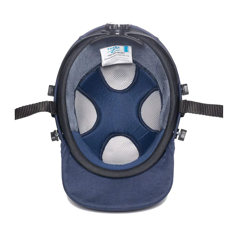 FORMA PRO SRS - Mild Steel Junior / Youth Cricket Helmet by Forma - back view - TopCricketStore
