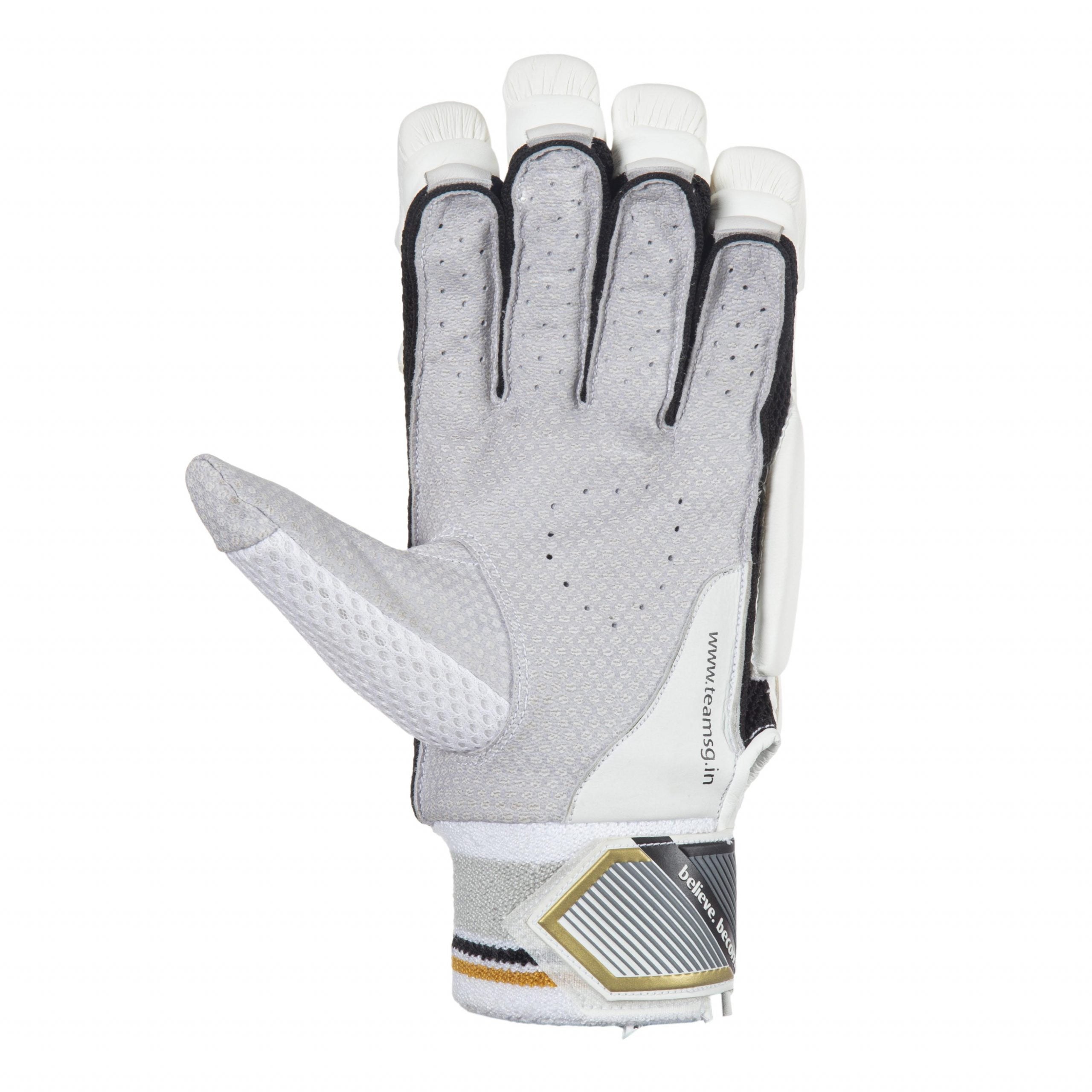SG Hilite Gold Adult Cricket Batting Gloves