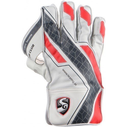 SG Super Club Junior/Youth Cricket Wicket Keeping Gloves by SG - back view - TopCricketStore