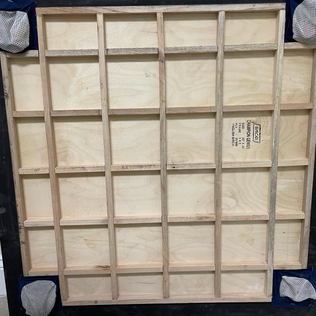 Siscaa Champion Genius Original English Birch Ply Carrom Board (16mm) by Siscaa - close-up detail - TopCricketStore