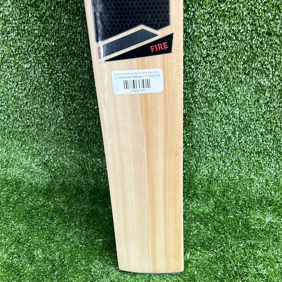Raydn Fire (Hardik Pandya Profile) Kashmir Willow Light Weight Junior / Youth Tennis Ball Cricket Bat