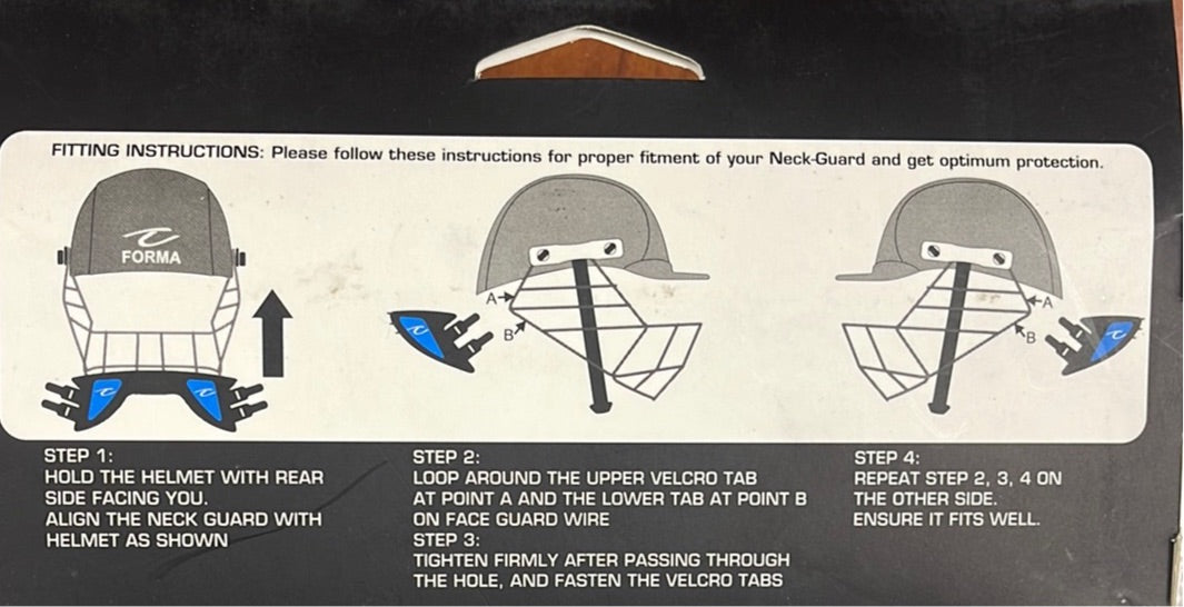 Forma Adult Cricket Helmet Neck Guard