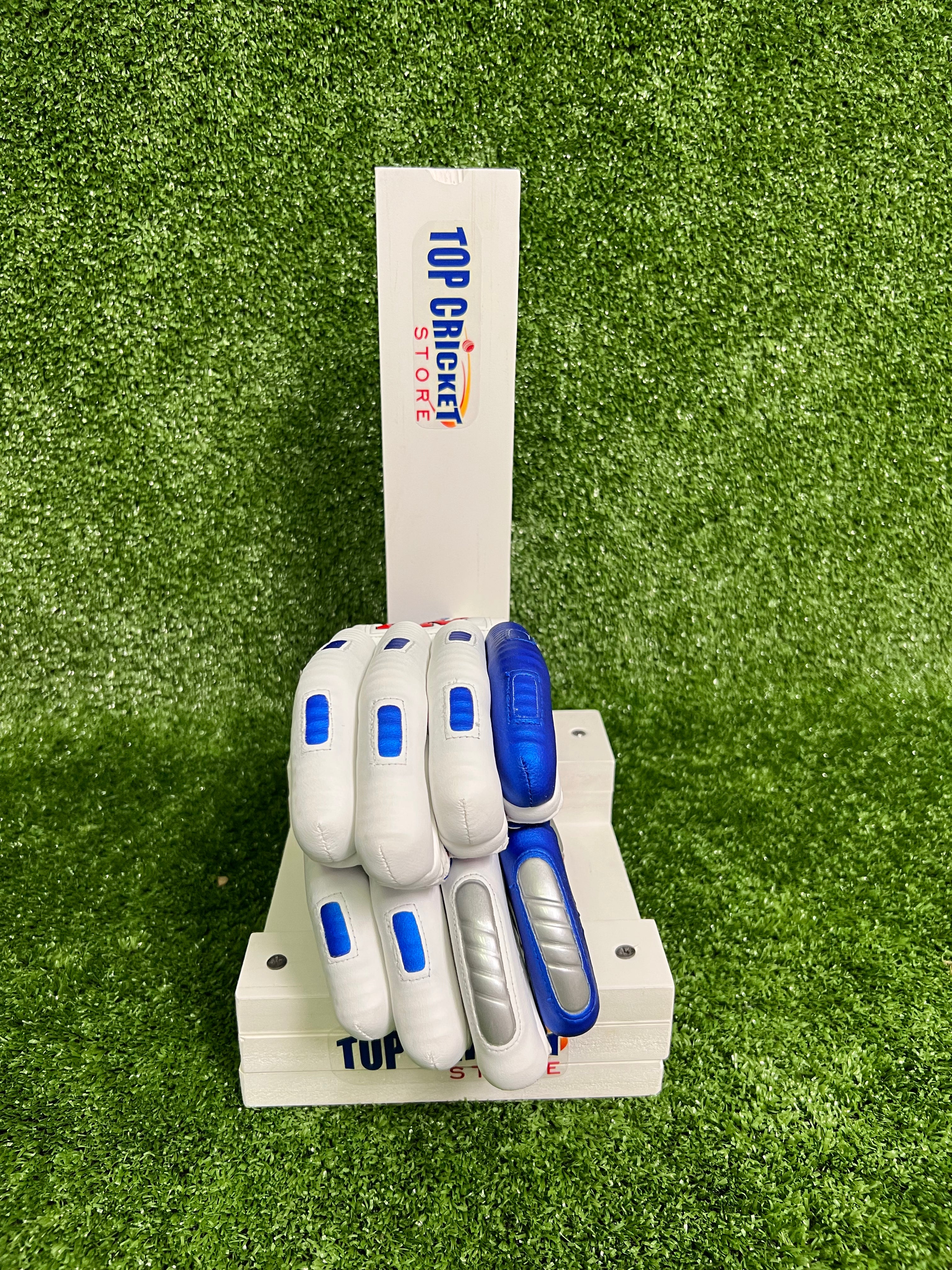 MRF Genius Grand Junior / Youth Cricket Batting Gloves by MRF - close-up detail - TopCricketStore