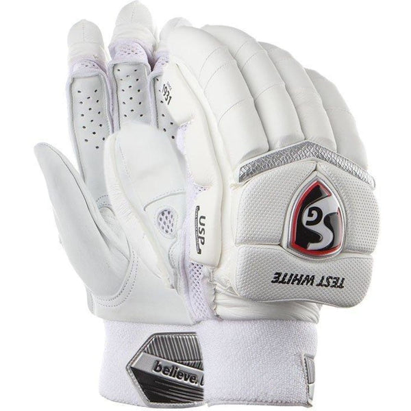 SG Test White Adult Cricket Batting Gloves