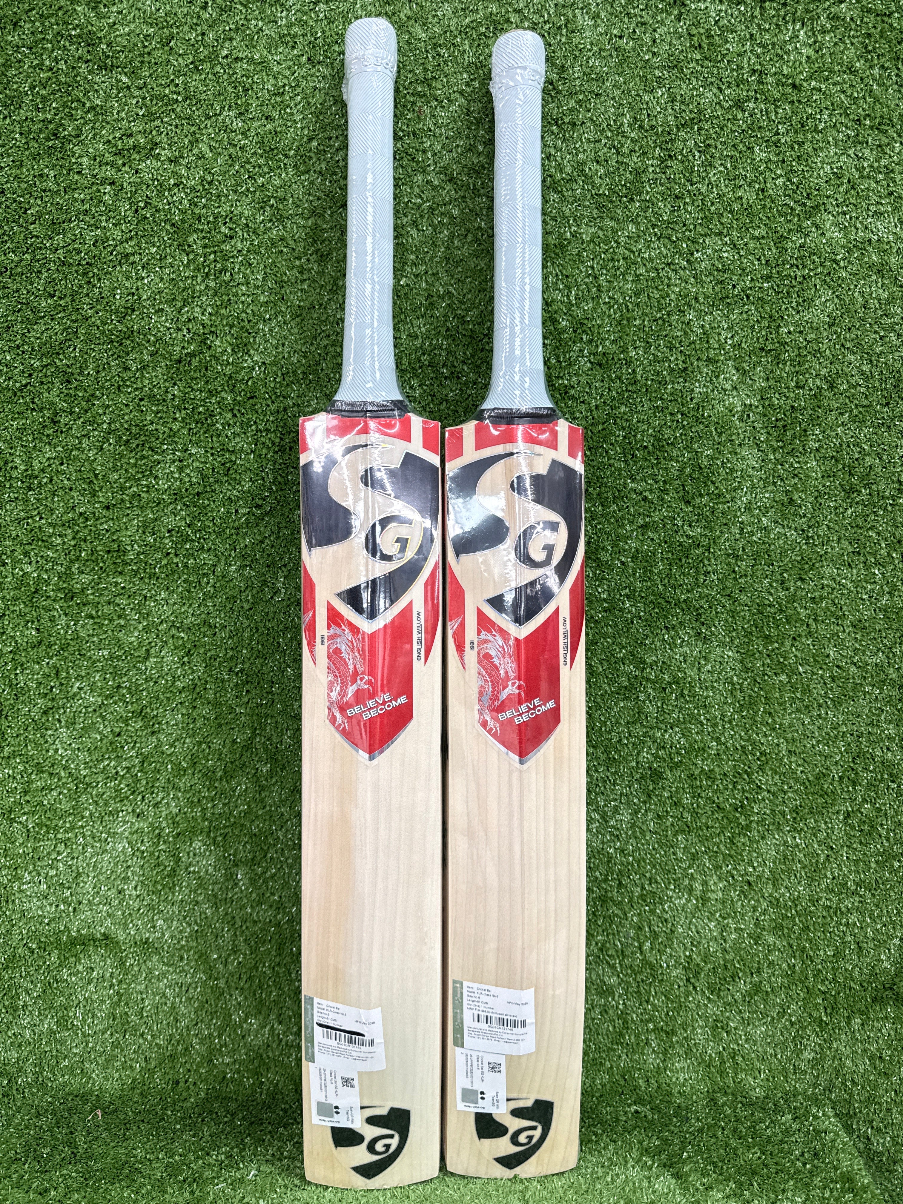 SG KLR-Class Junior / Youth English Willow Players Cricket Bat