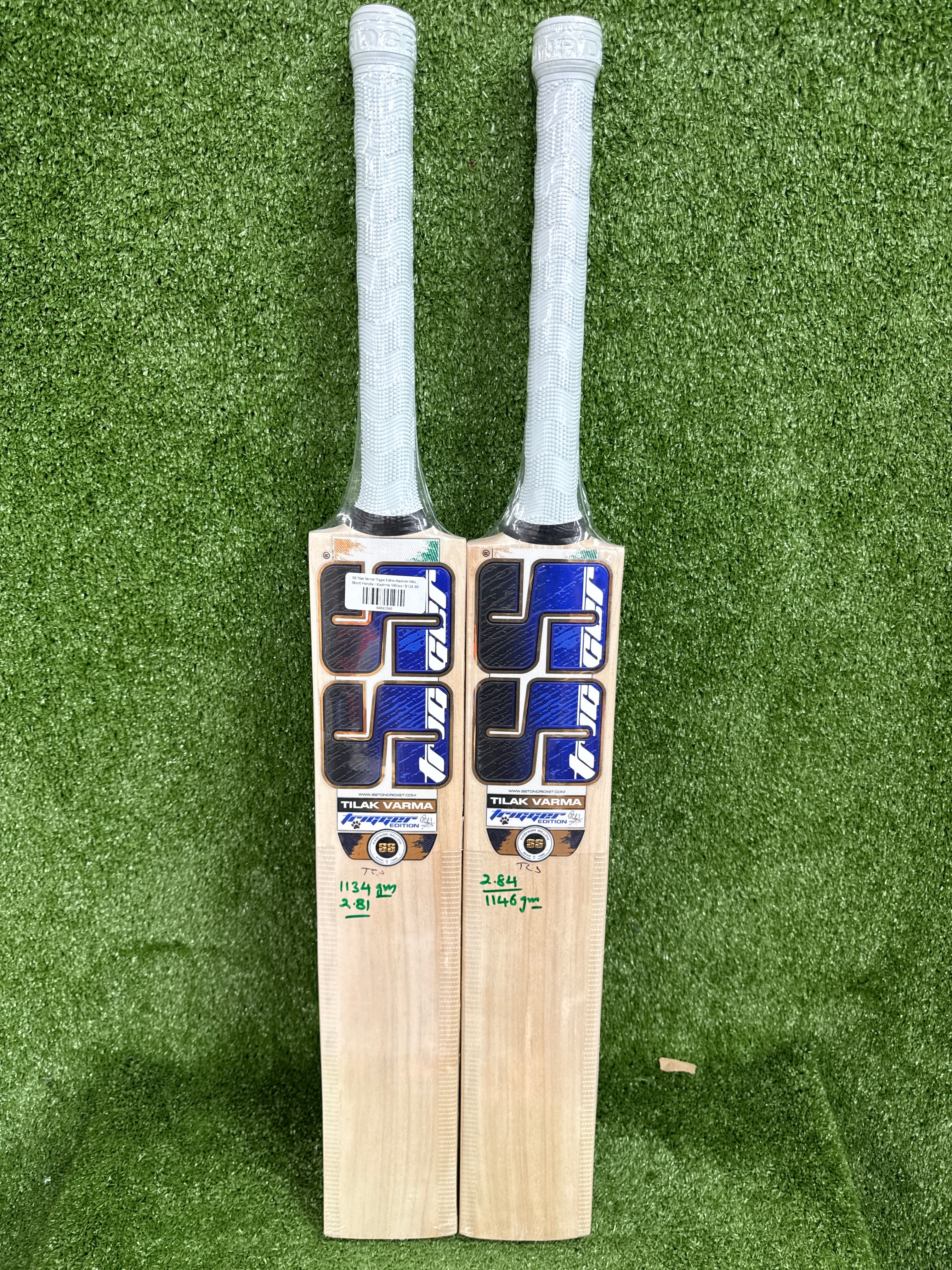 SS Tilak Varma Trigger Edition Kashmir Willow Cricket Bat