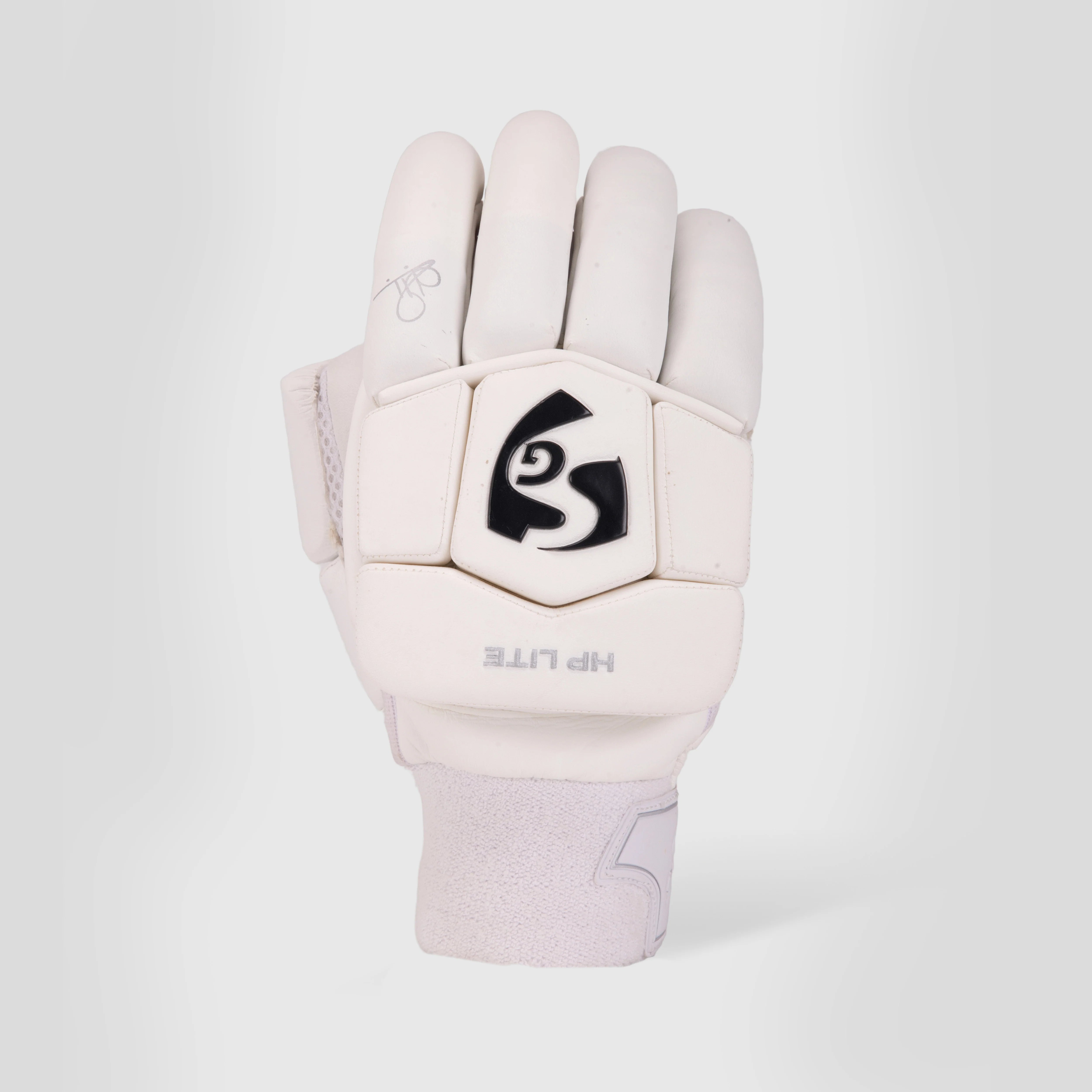 SG HP Lite Junior/Youth Cricket Batting Gloves - Hardik Pandya Series White/Black SG