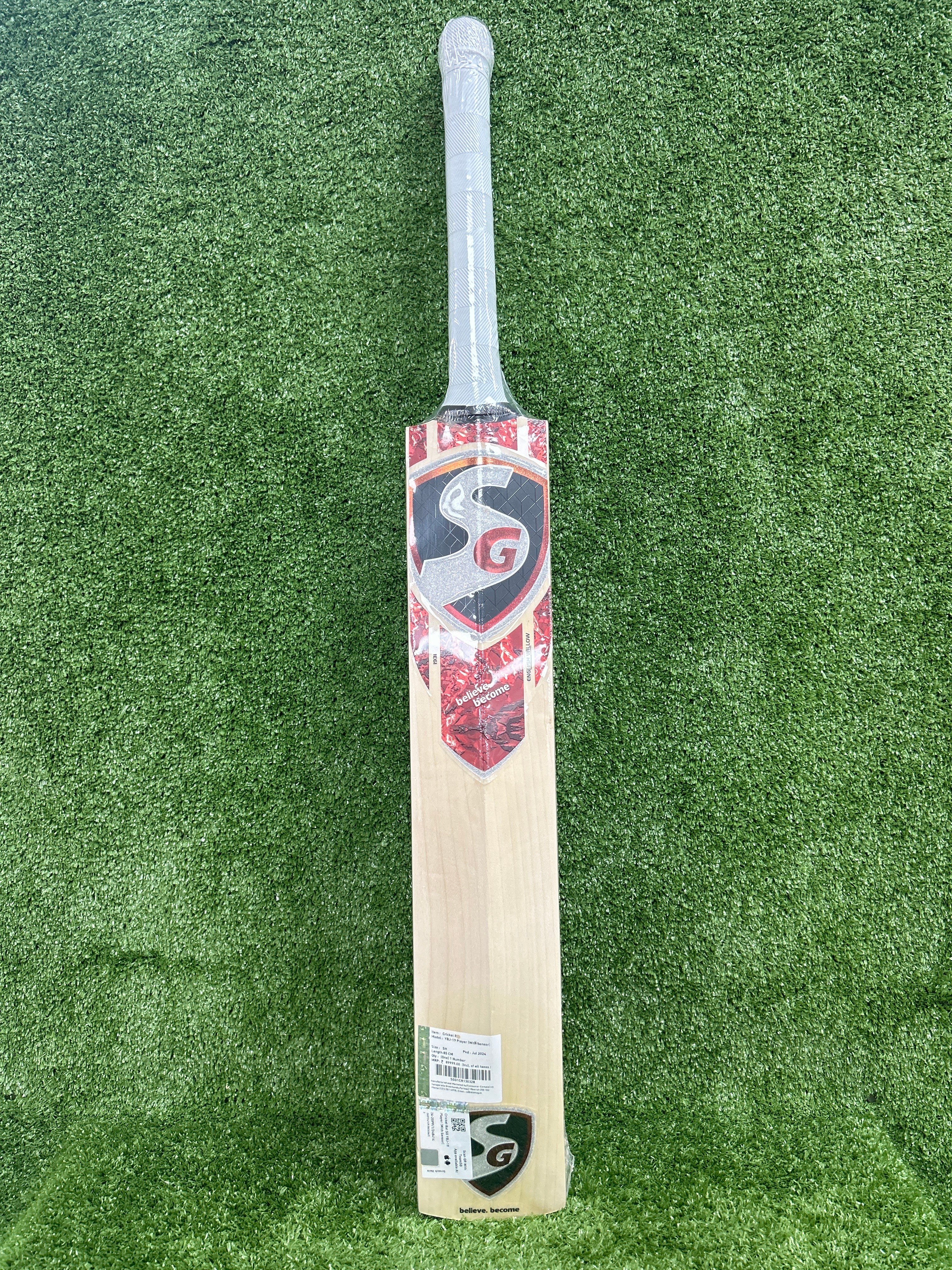 SG YBJ 19 English Willow Cricket Bat (Yashasvi Bhupendra Kumar Jaiswal)