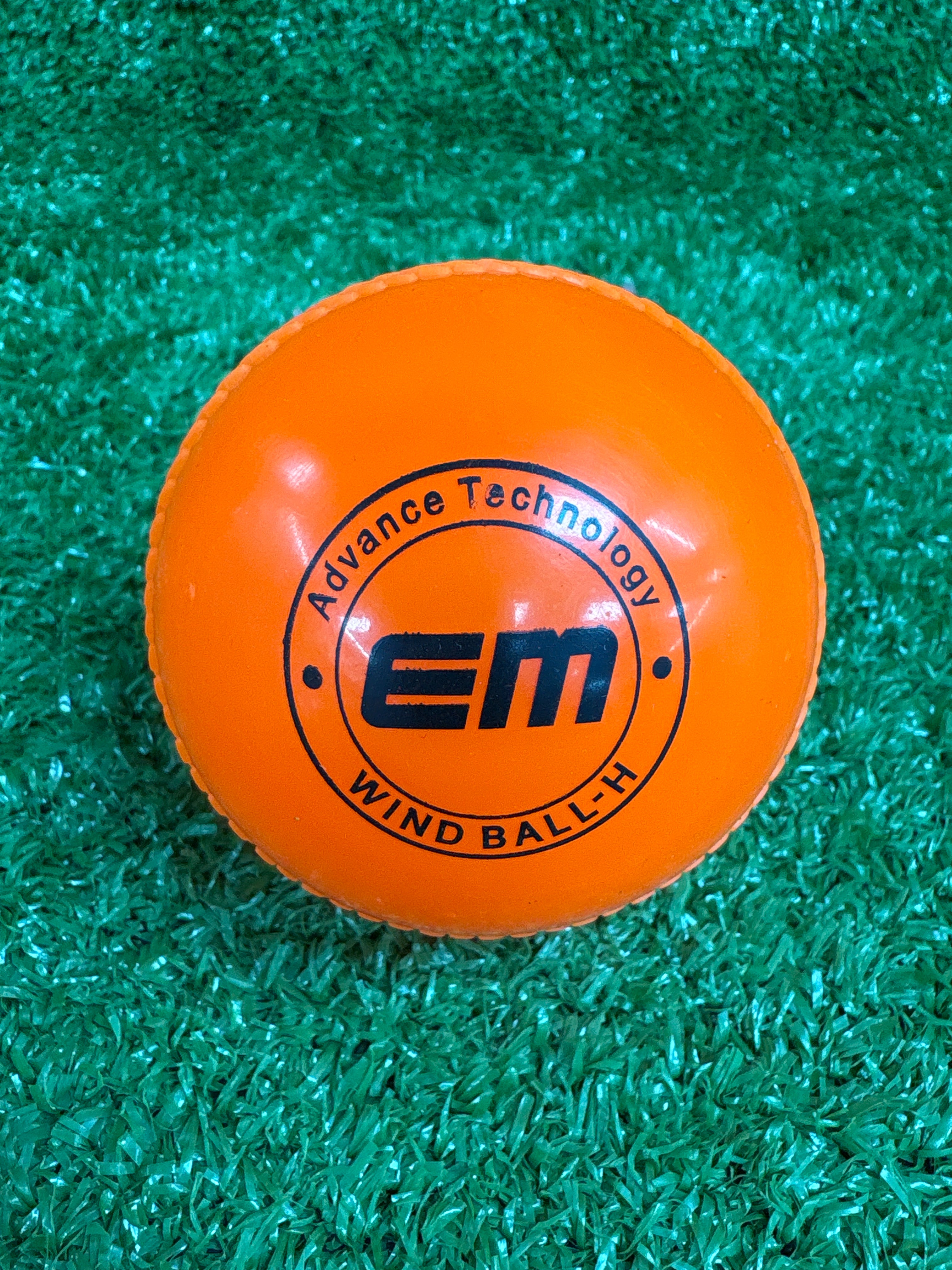 EM Heavy Windball Cricket Rubber Ball (120 Grams)