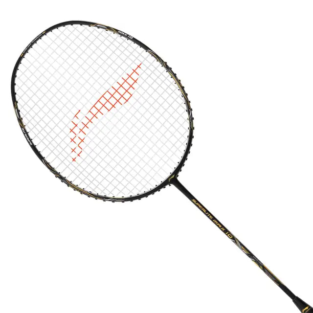 Li-Ning G-Force Superlite Max 10 Black / Gold / White Badminton Racket Prestrung - Made in China