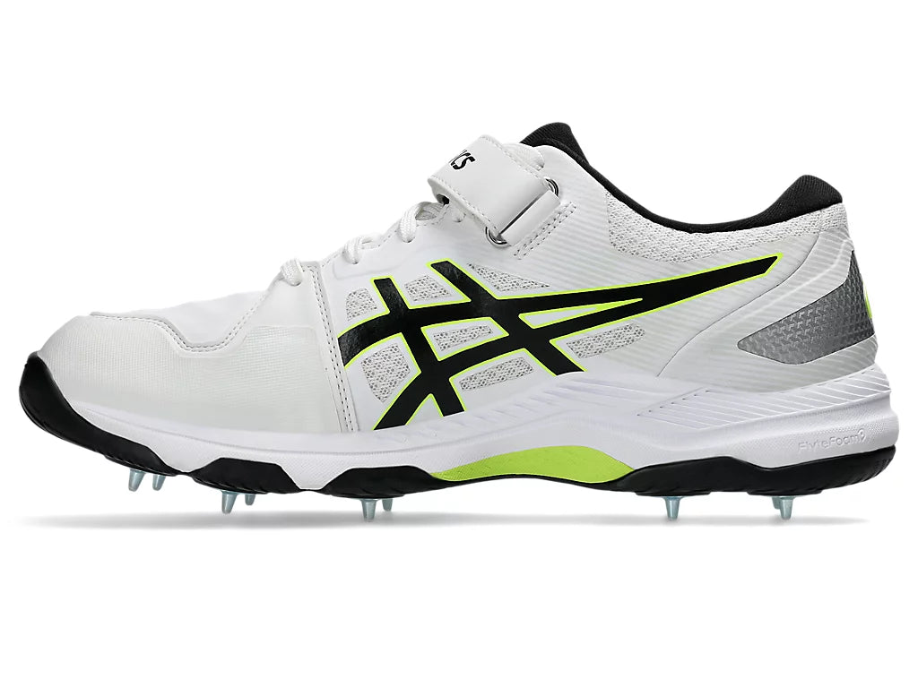 Asics Speed Menace FF White/Black Cricket Metal Spike Shoe