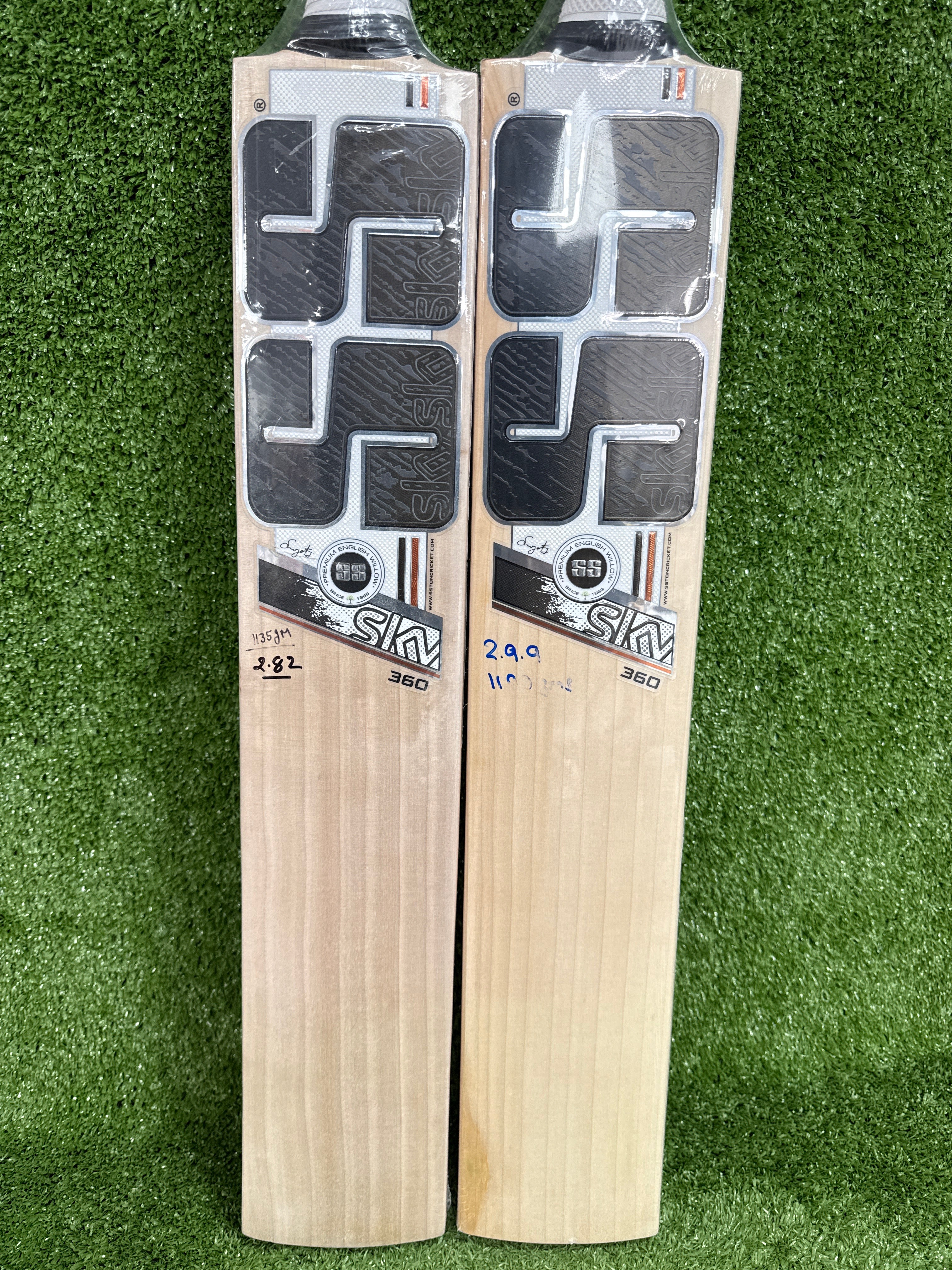 SS Sky 360 English Willow Cricket Bat Short Handle