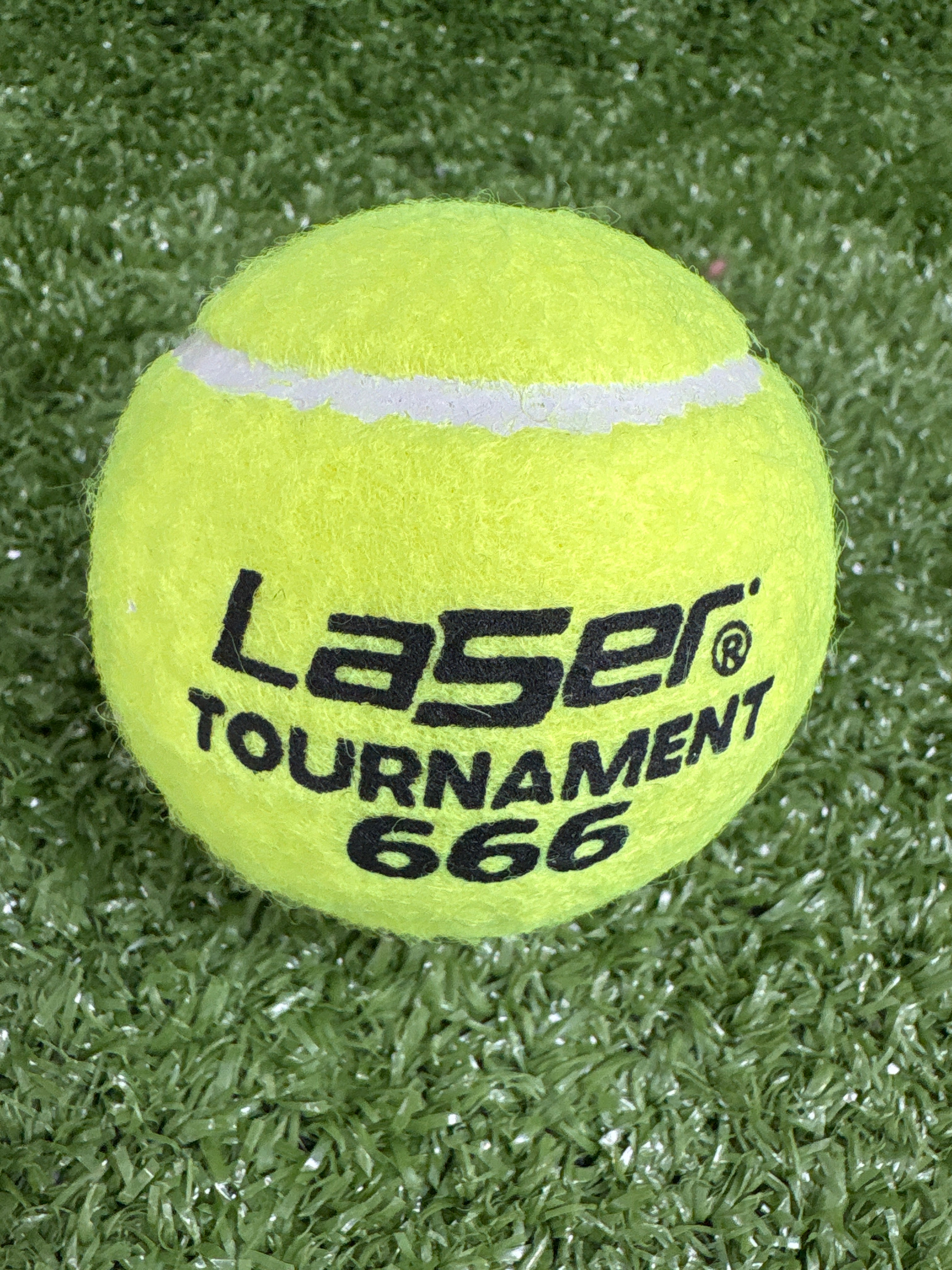 Laser Tournament 66 Yellow Super Light Box Cricket Tennis Ball