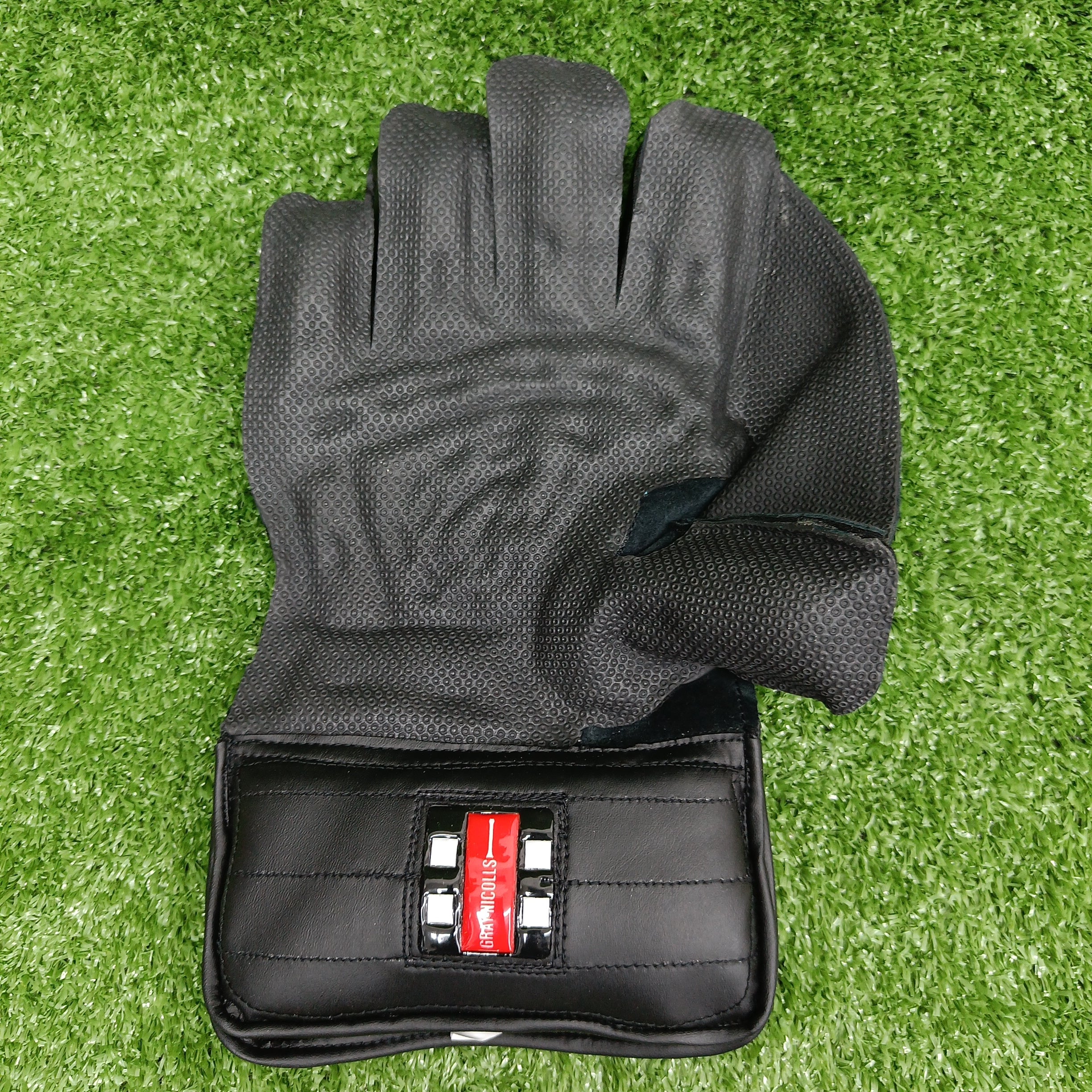 Gray-Nicolls Black Limited Edition Adult Cricket Wicket Keeping Gloves Black