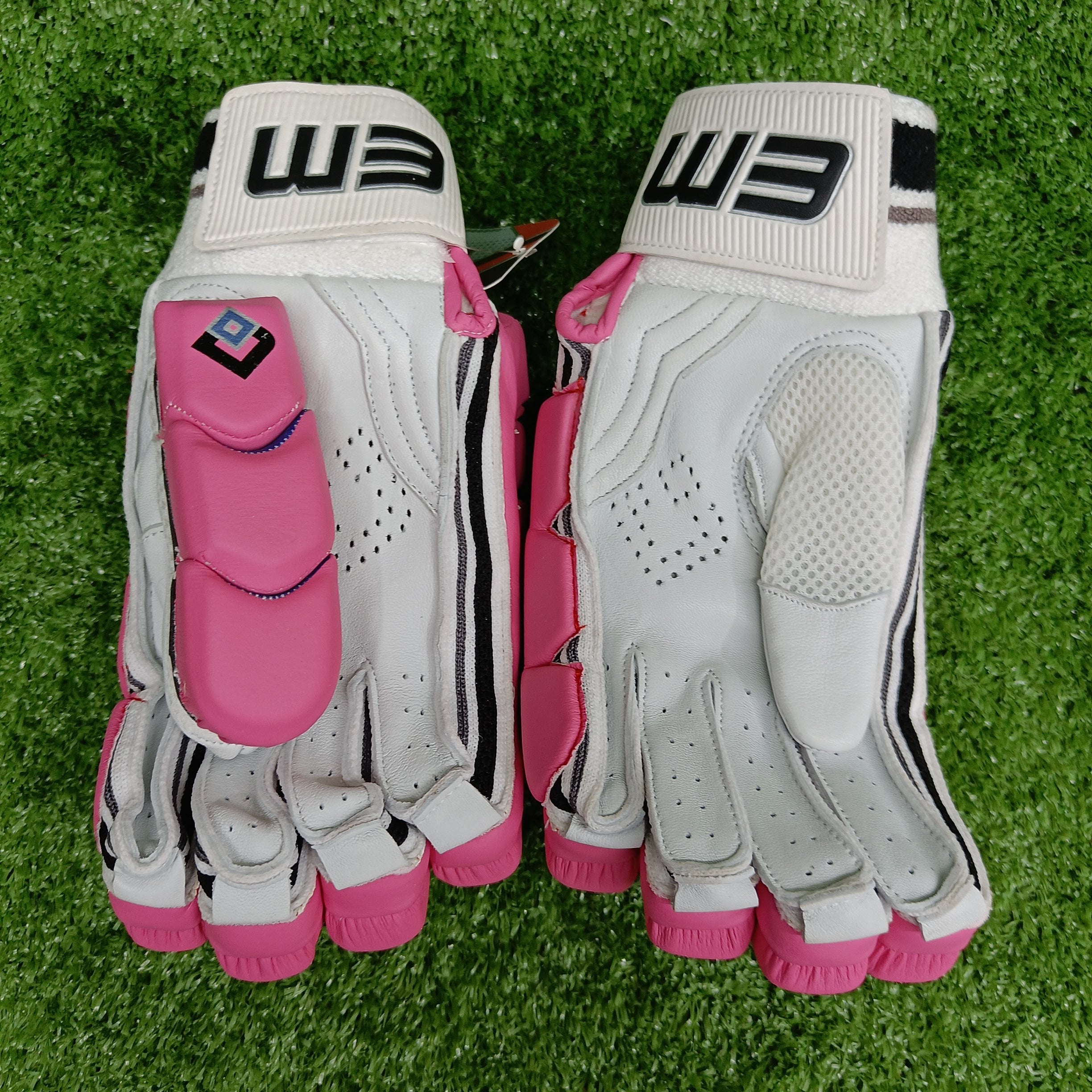 EM GT 1.0 Pink Junior / Youth Cricket Batting Gloves