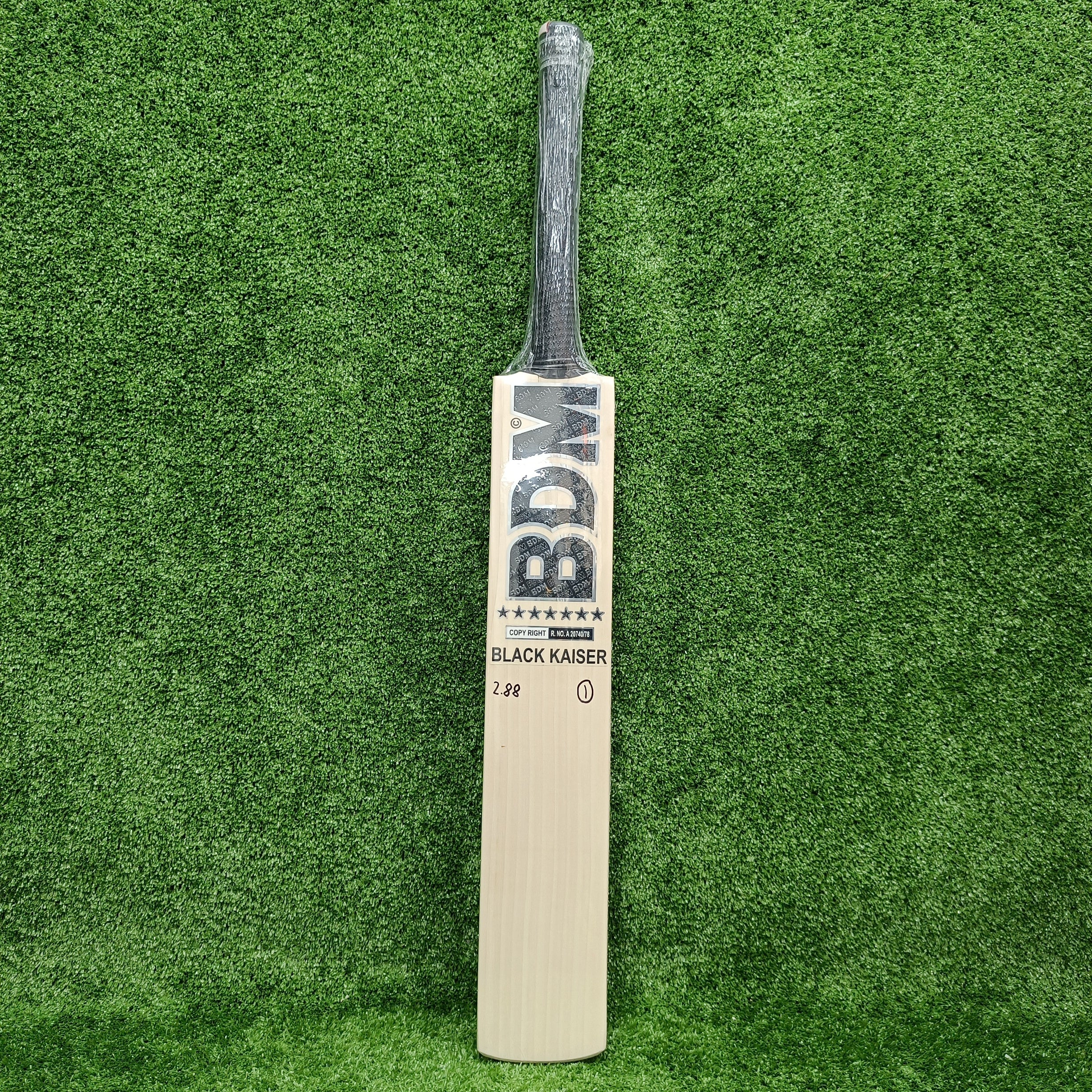 BDM Black Kaiser Players English Willow Cricket Bat