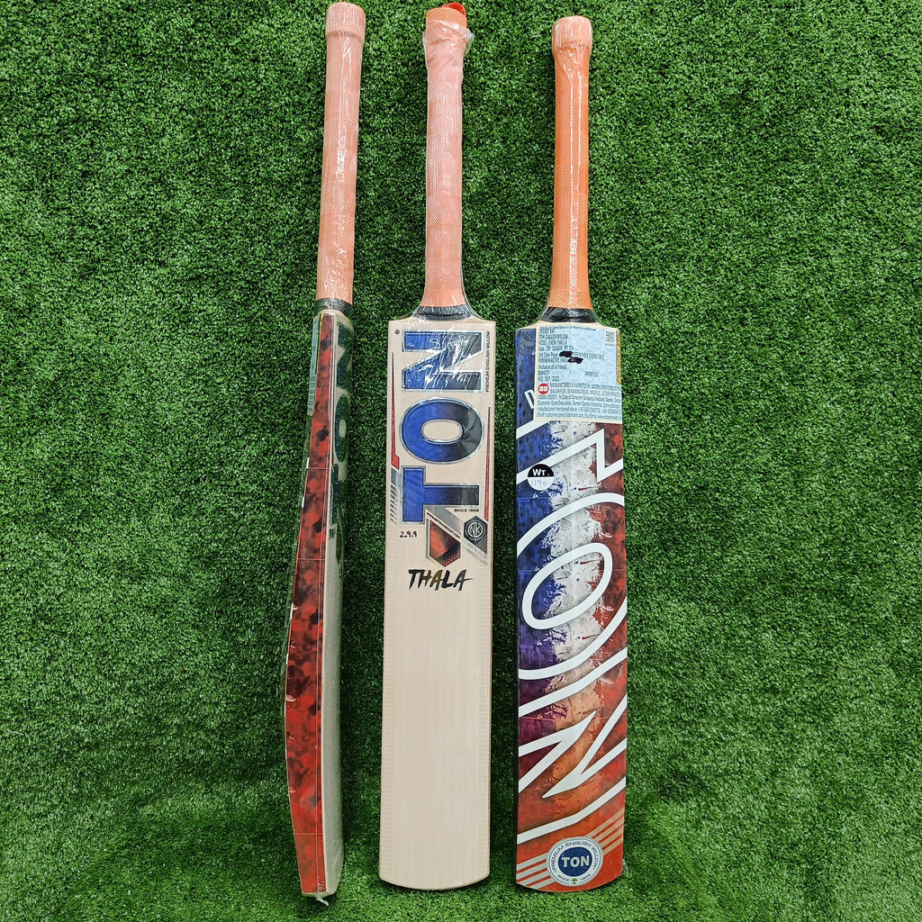 SS TON Dhoni Thala English Willow Cricket Bat Stickered