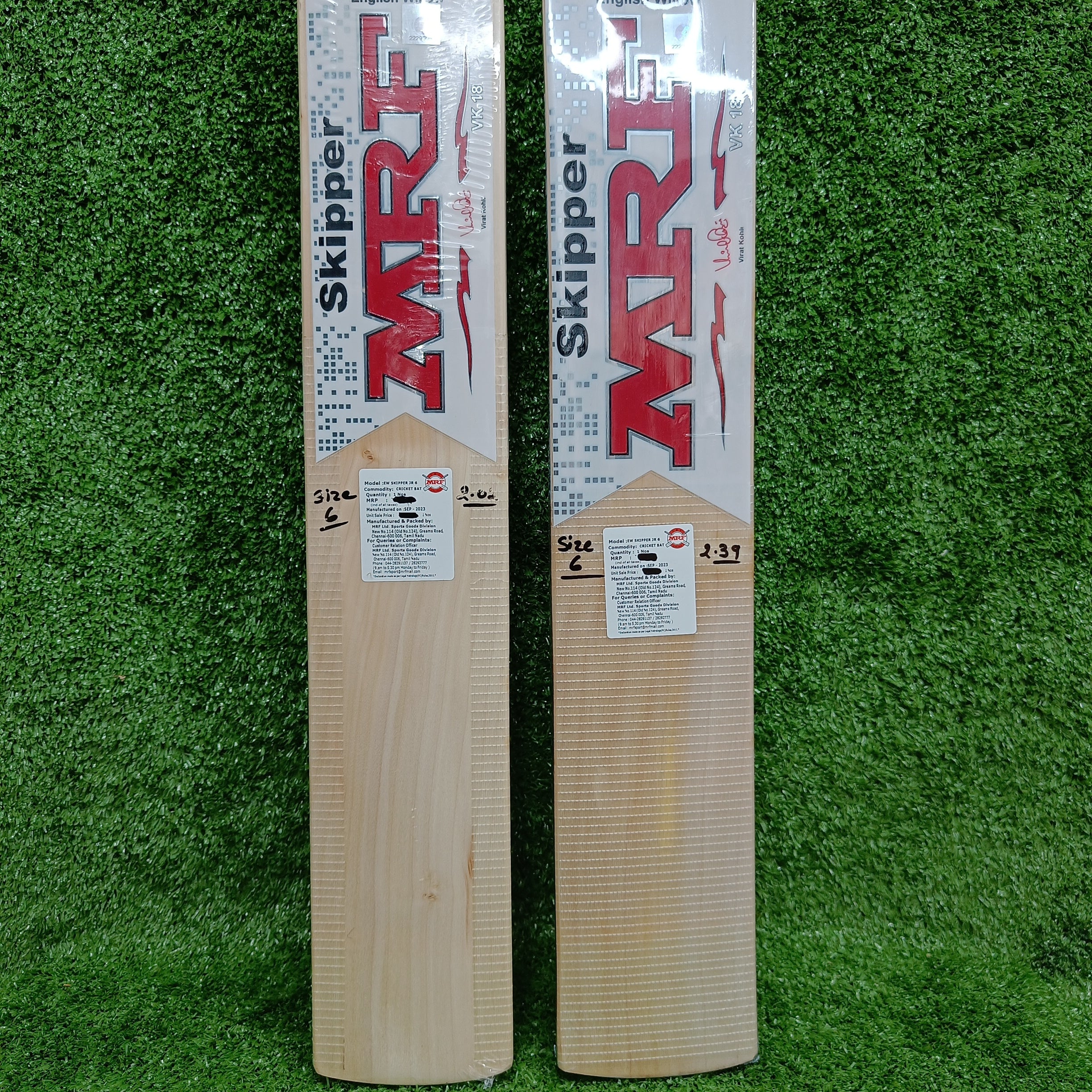 MRF Skipper Junior / Youth English Willow Cricket Bat