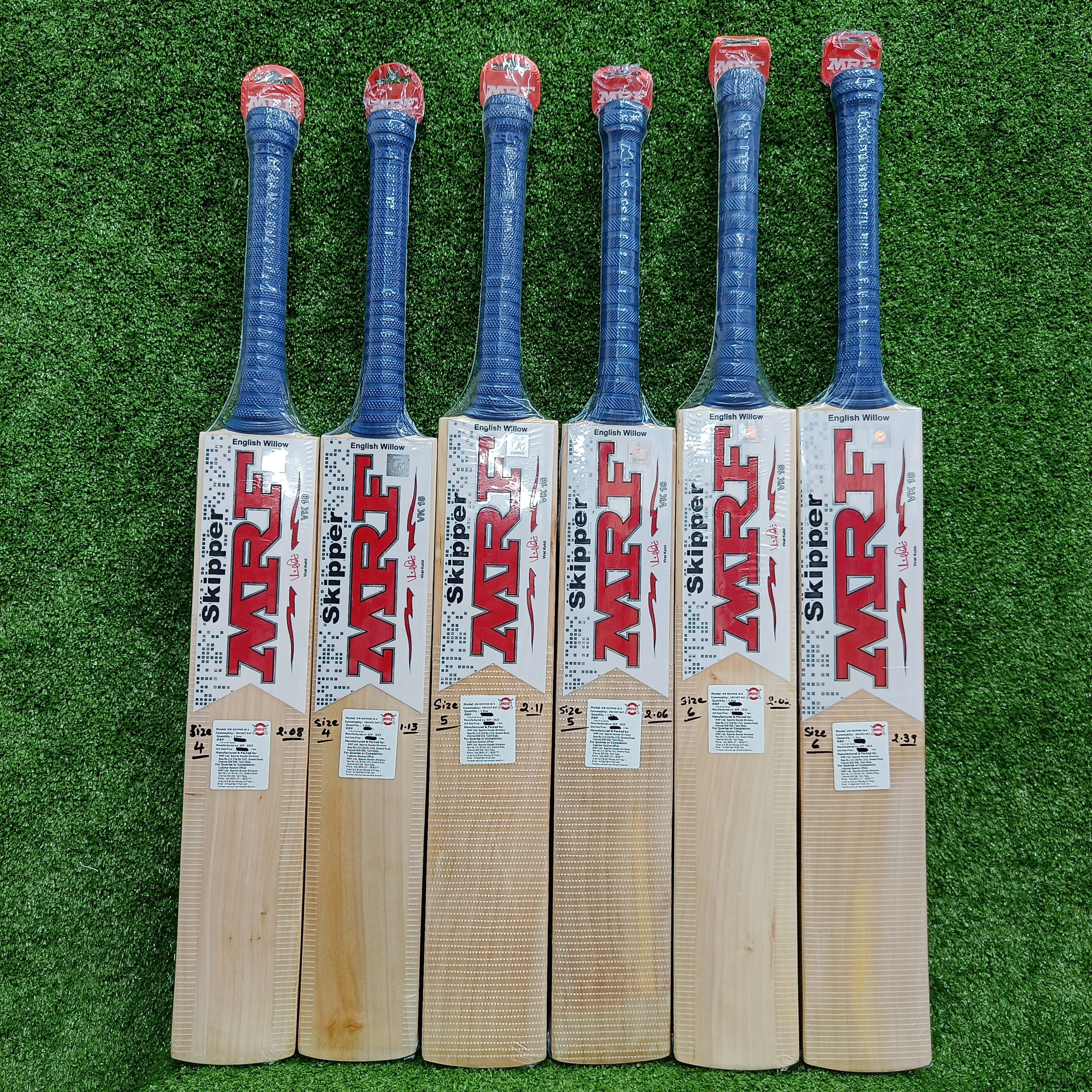 MRF Skipper Junior / Youth English Willow Cricket Bat