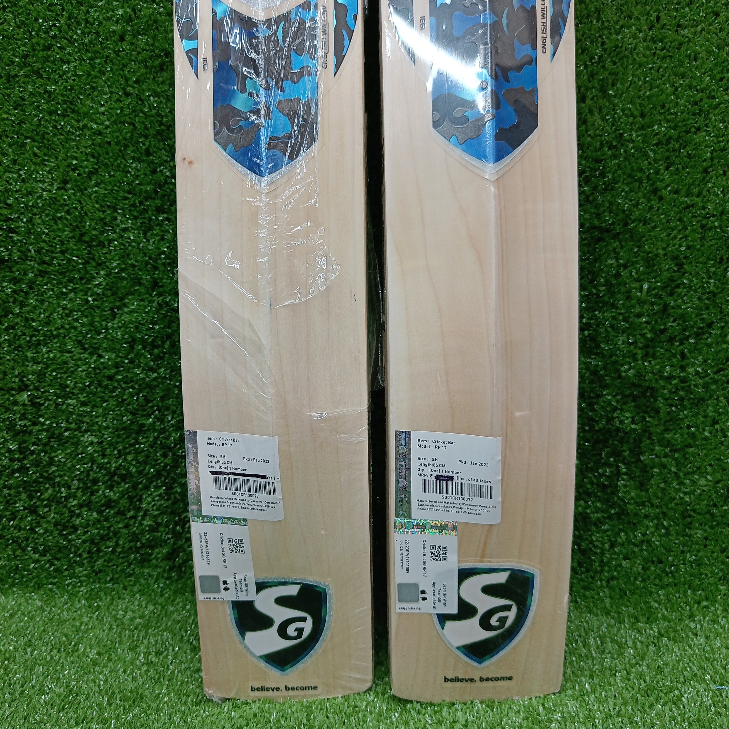 SG RP 17 (Rishabh Pant) Original Players Cricket Bat