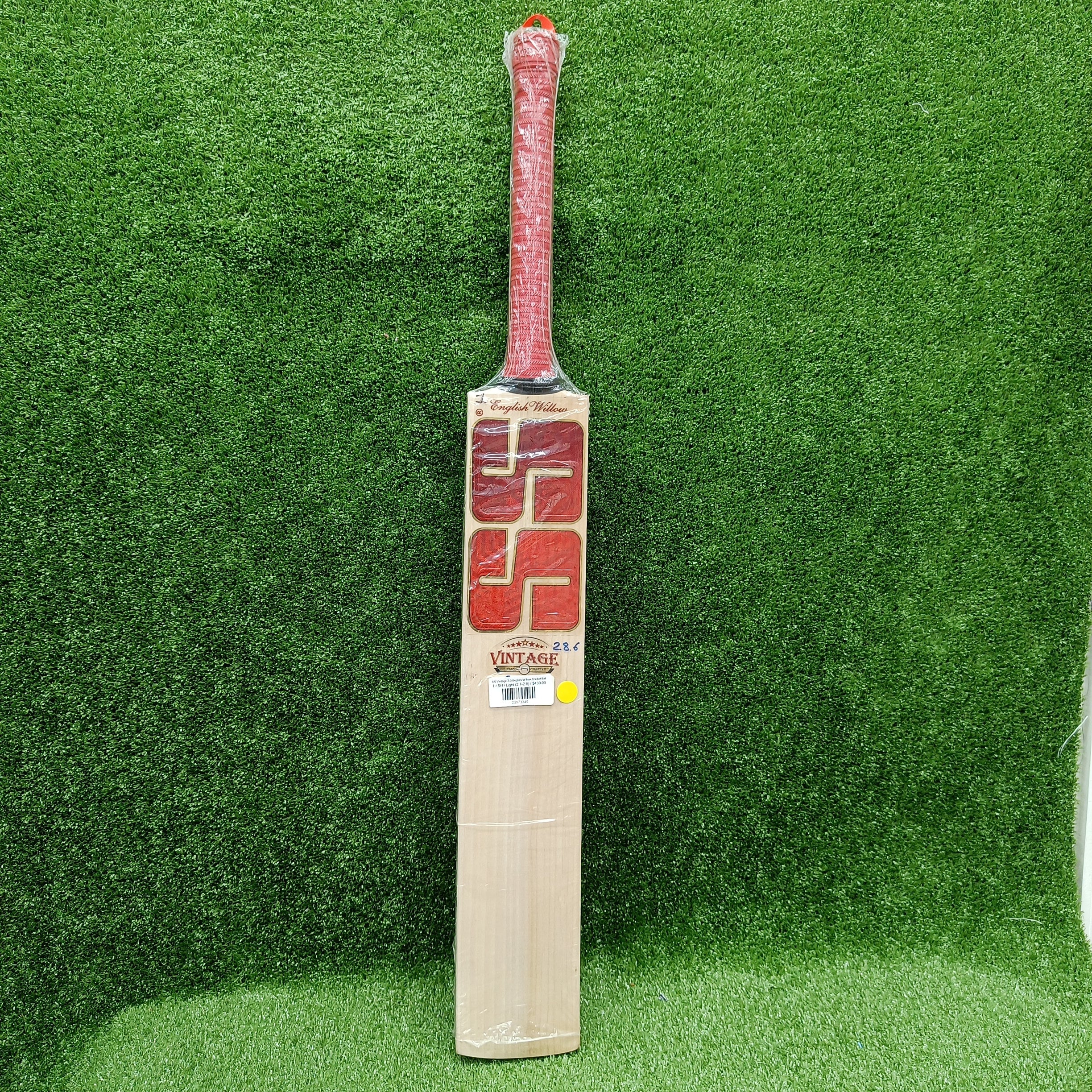 SS Vintage 2.0 READY TO PLAY English Willow Cricket Bat (Fully knocked)