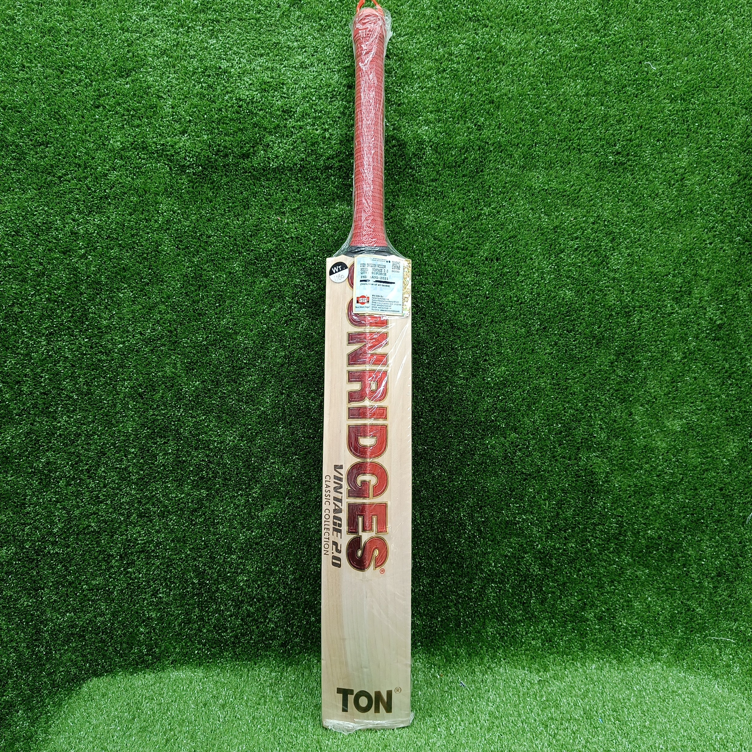 SS Vintage 2.0 READY TO PLAY English Willow Cricket Bat (Fully knocked)