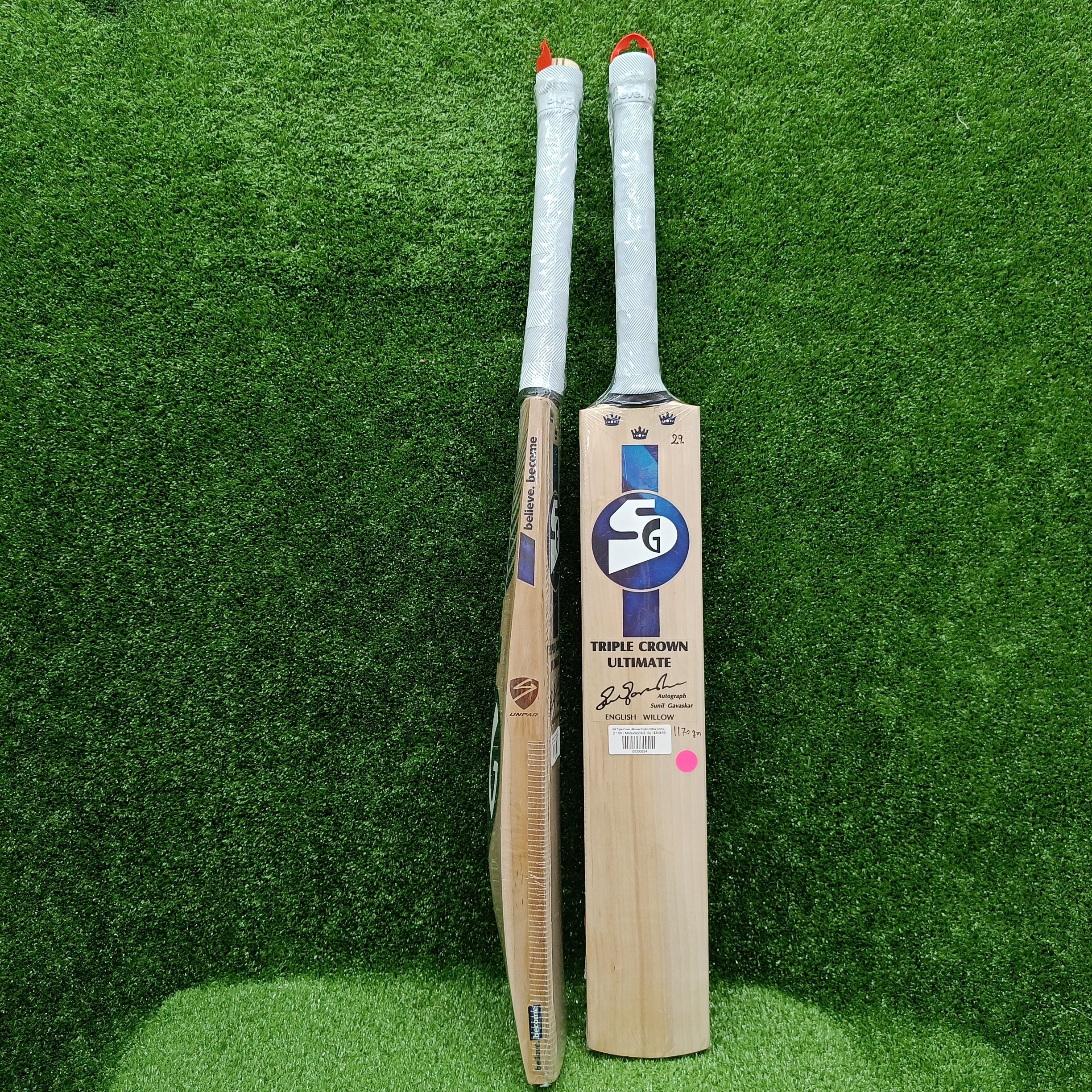 SG Triple Crown Ultimate English Willow Cricket Bat