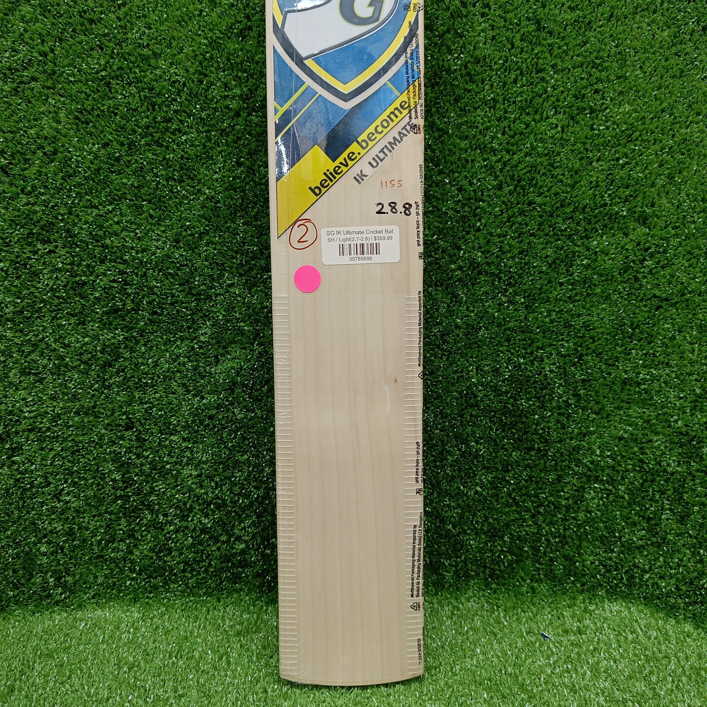 SG IK Ultimate English Willow Cricket Bat