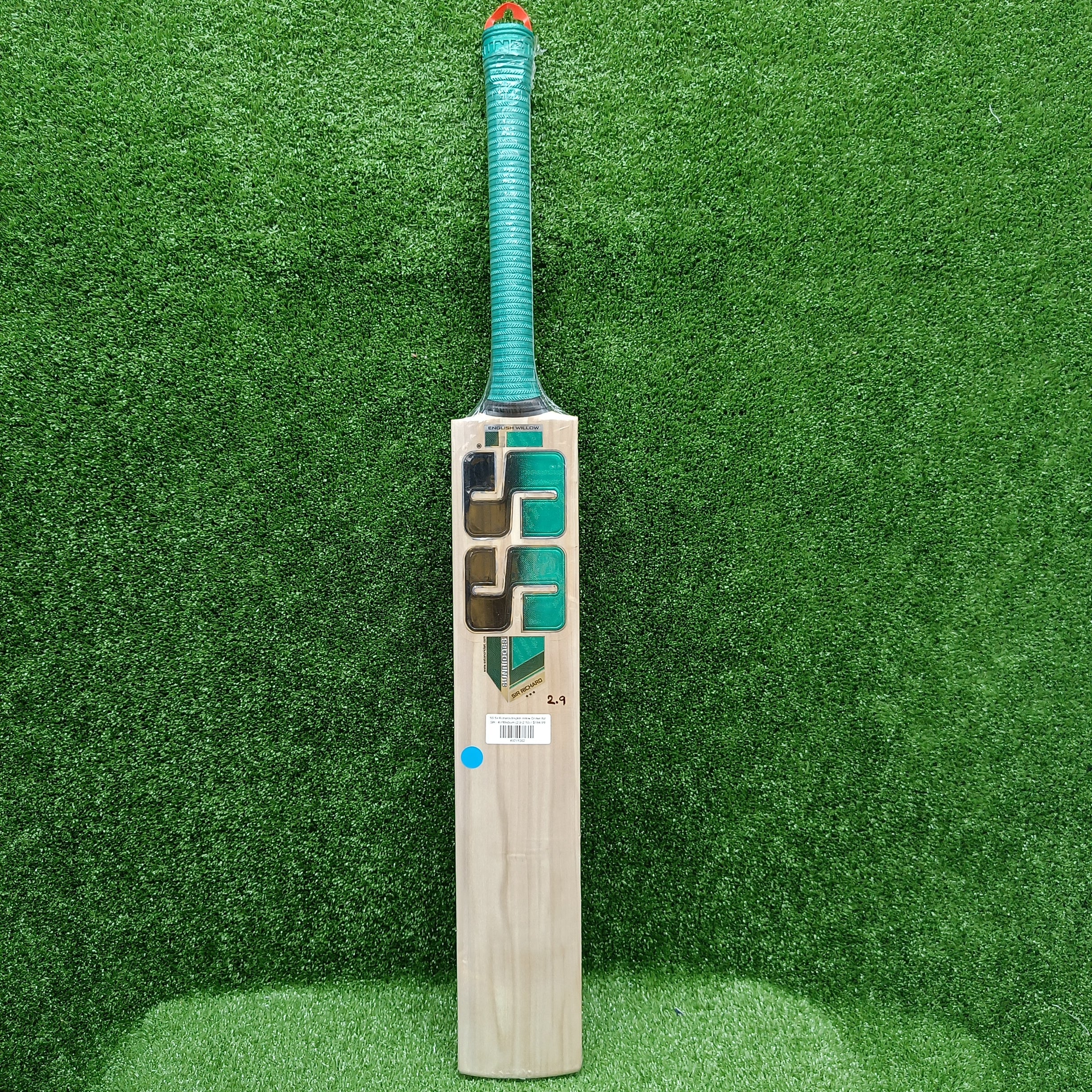 SS Sir Richards English Willow Cricket Bat Green