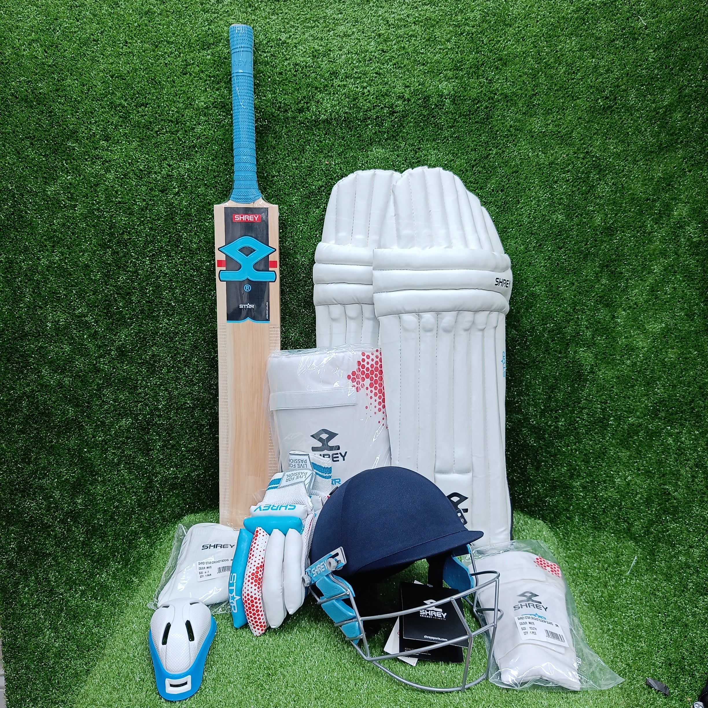 Shrey Star Junior / Youth Full Cricket Kit Set