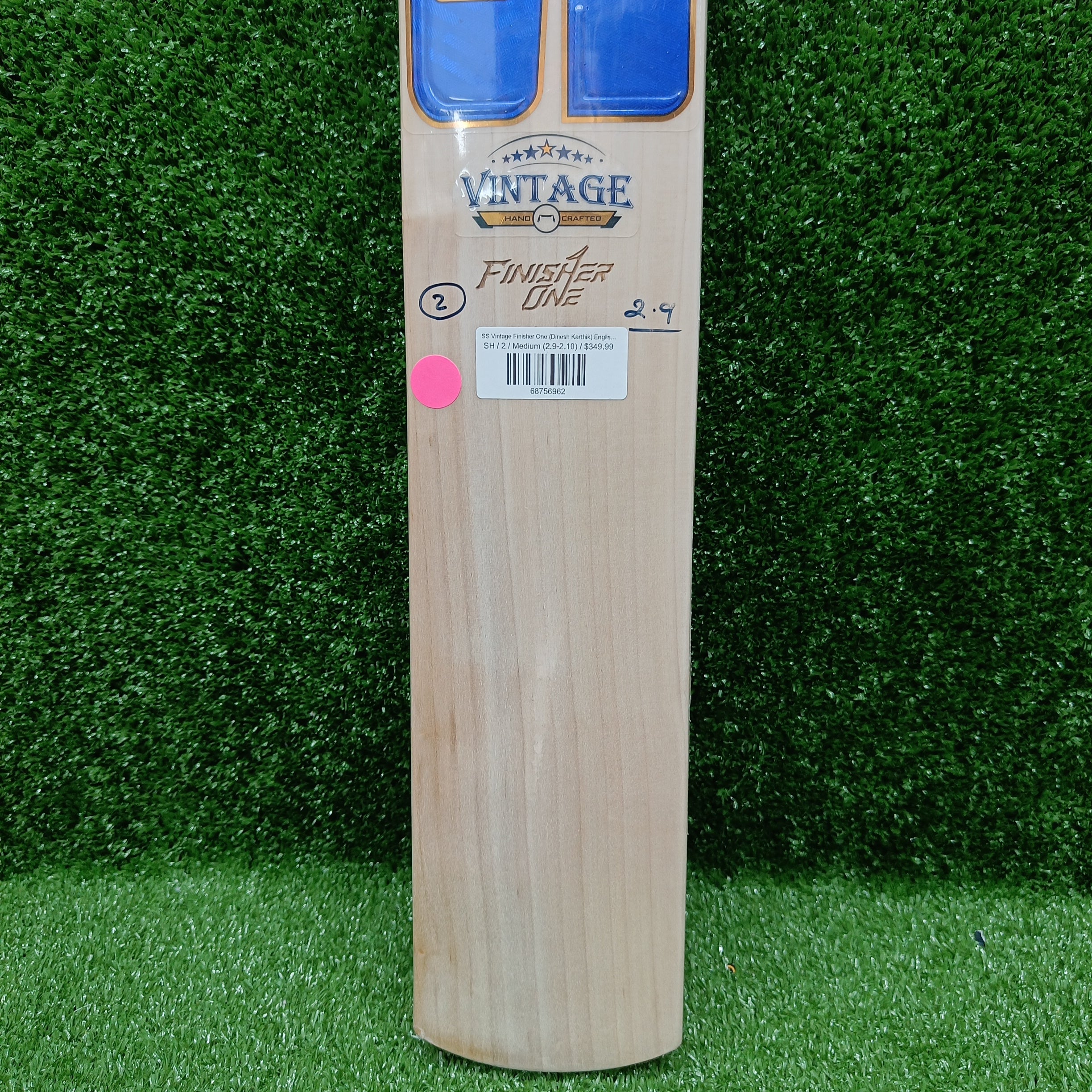 SS Vintage Finisher One (Dinesh Karthik) English Willow Cricket Bat Dark Blue