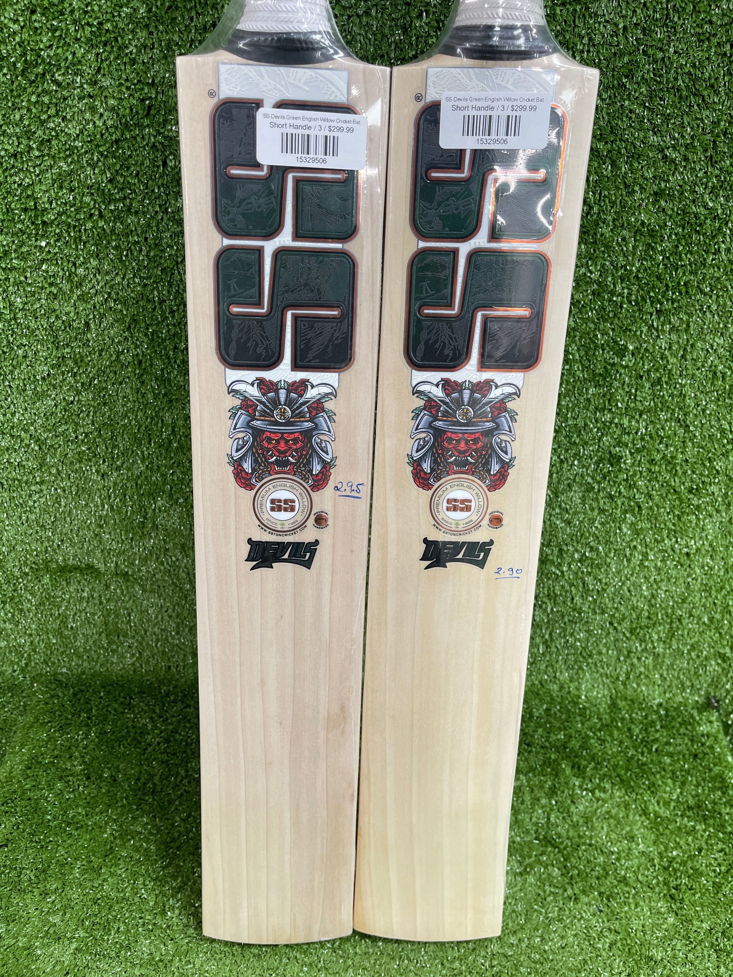 SS Devils Green English Willow Cricket Bat