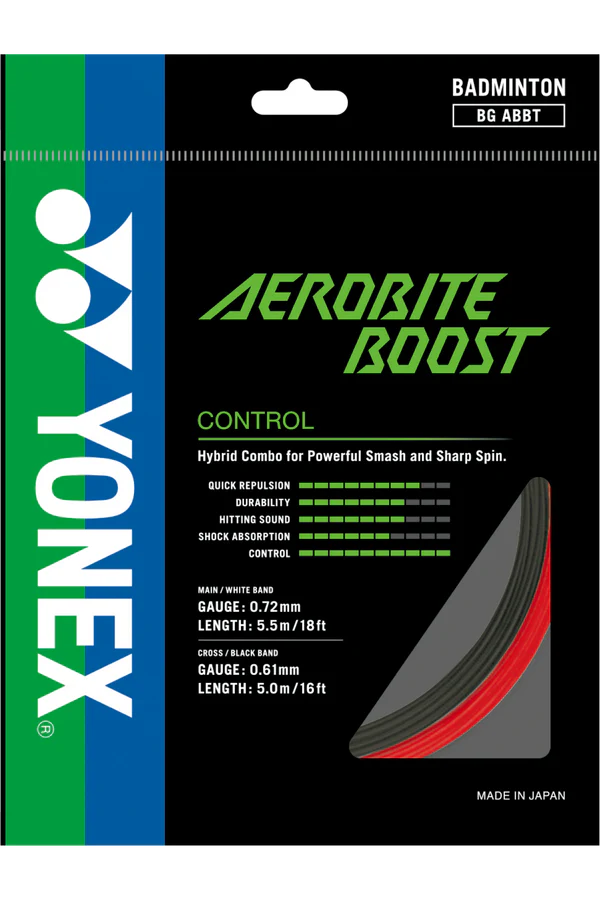 Yonex Badminton String Aerobite Boost | TopCricketStore USA Yonex Badminton String Aerobite Boost | TopCricketStore USA
