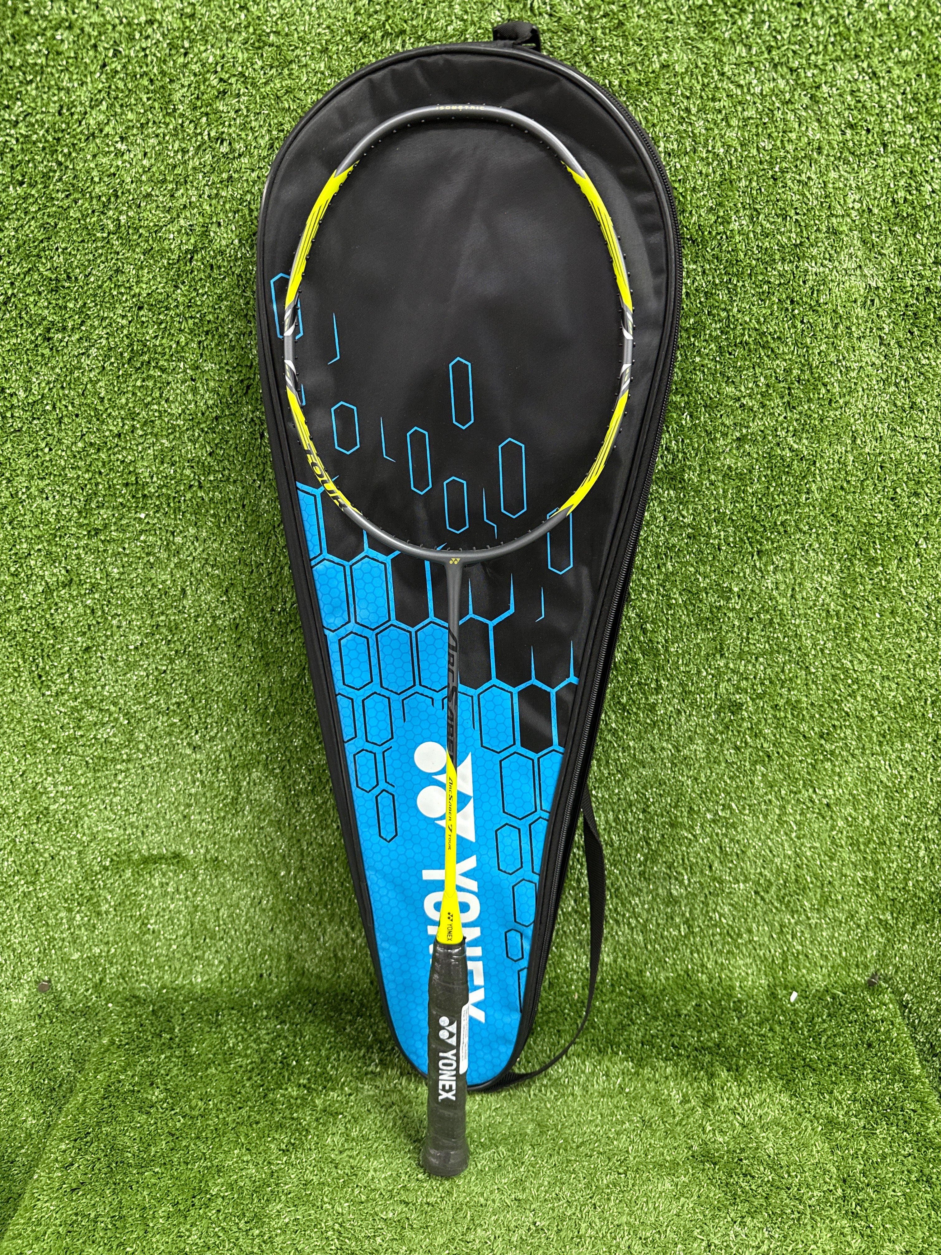 Yonex ArcSaber 7 Tour Gray / Yellow Badminton Racket Unstrung - Made in Taiwan