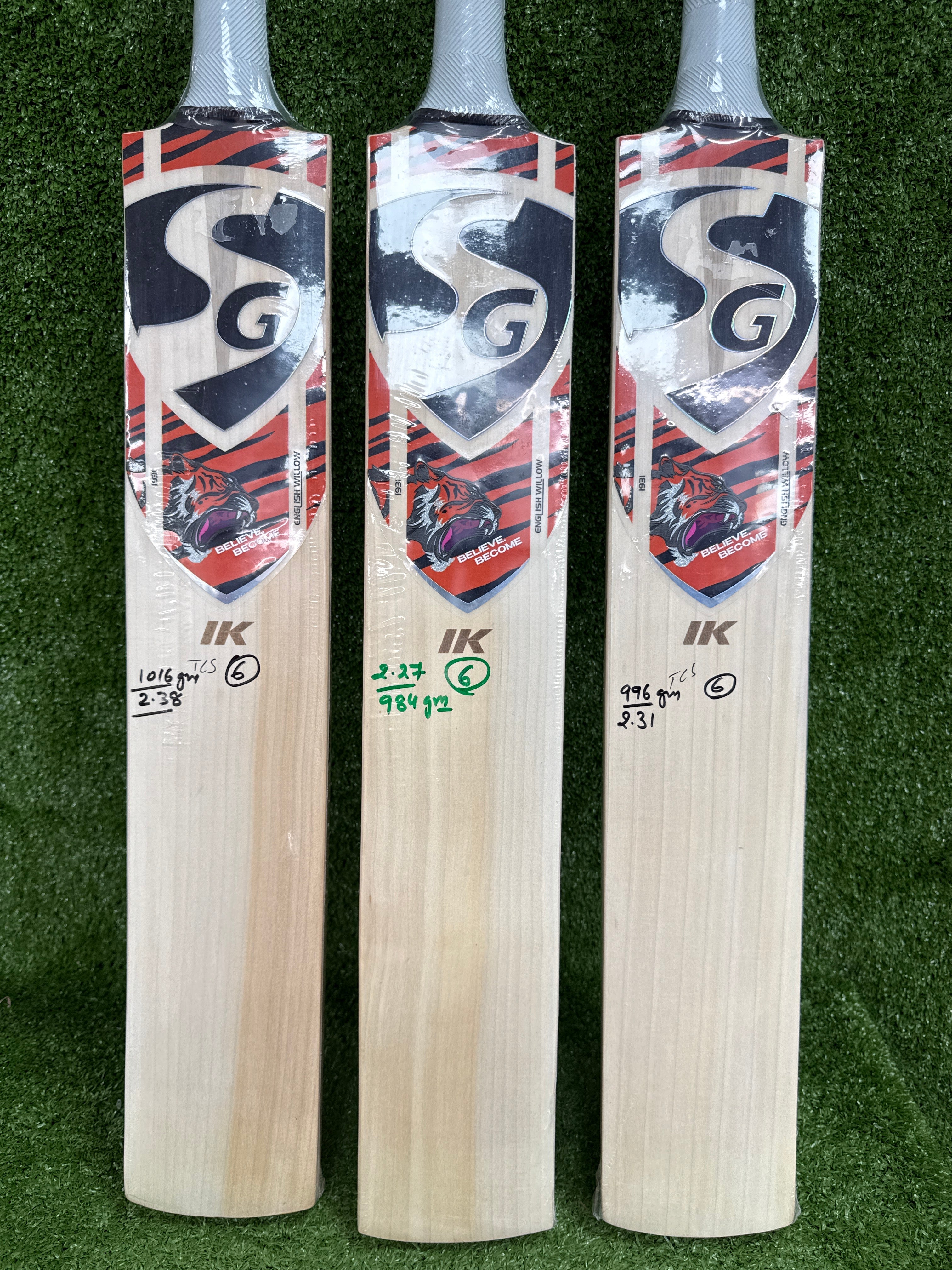 SG Ishan Kishan Junior / Youth English Willow Cricket Bat