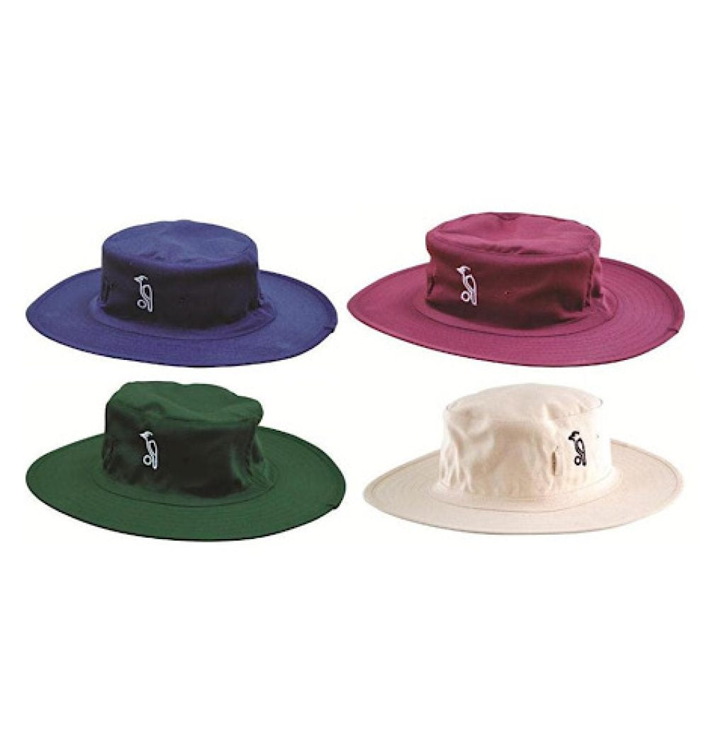 Kookaburra White Sun Hat for Cricket