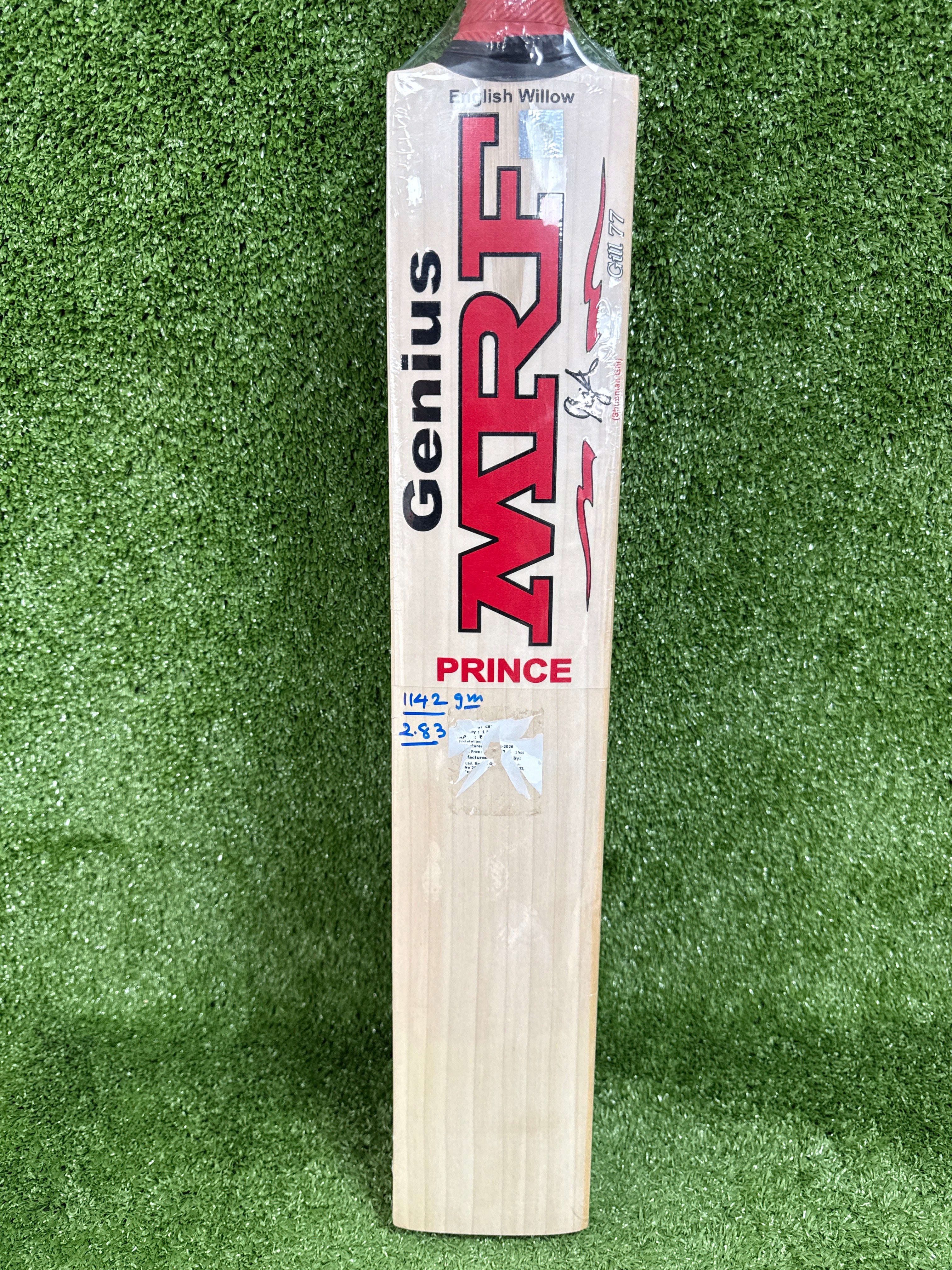MRF Genius Prince English Willow Cricket Bat
