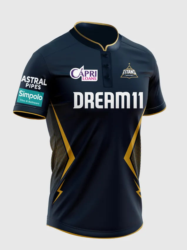 IPL Gujarat Titans (GT) Official Fan Jersey 2024